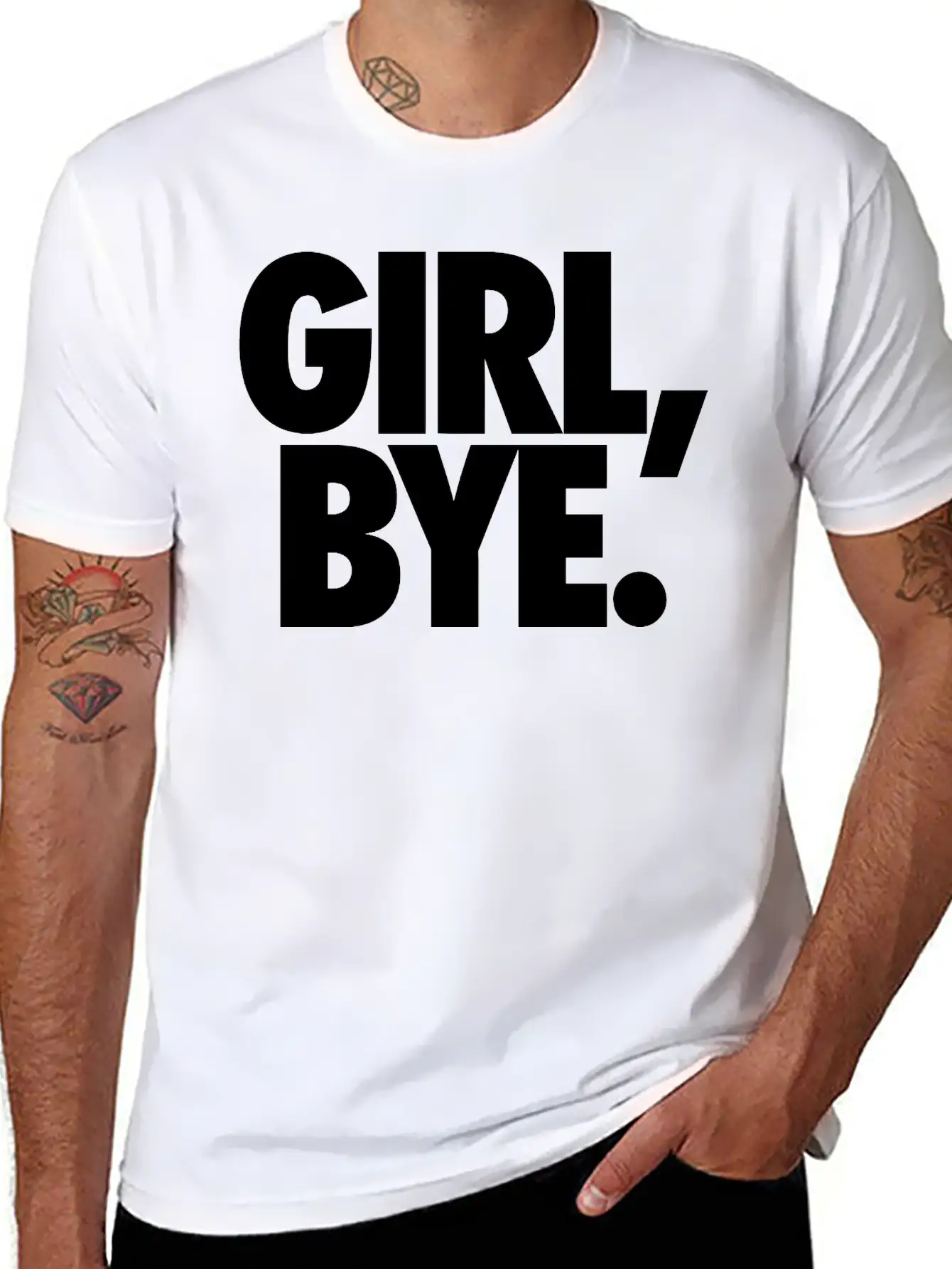 Girl Bye Unisex Short Sleeve Soft Cotton T-Shirt – Casual Everyday Wear