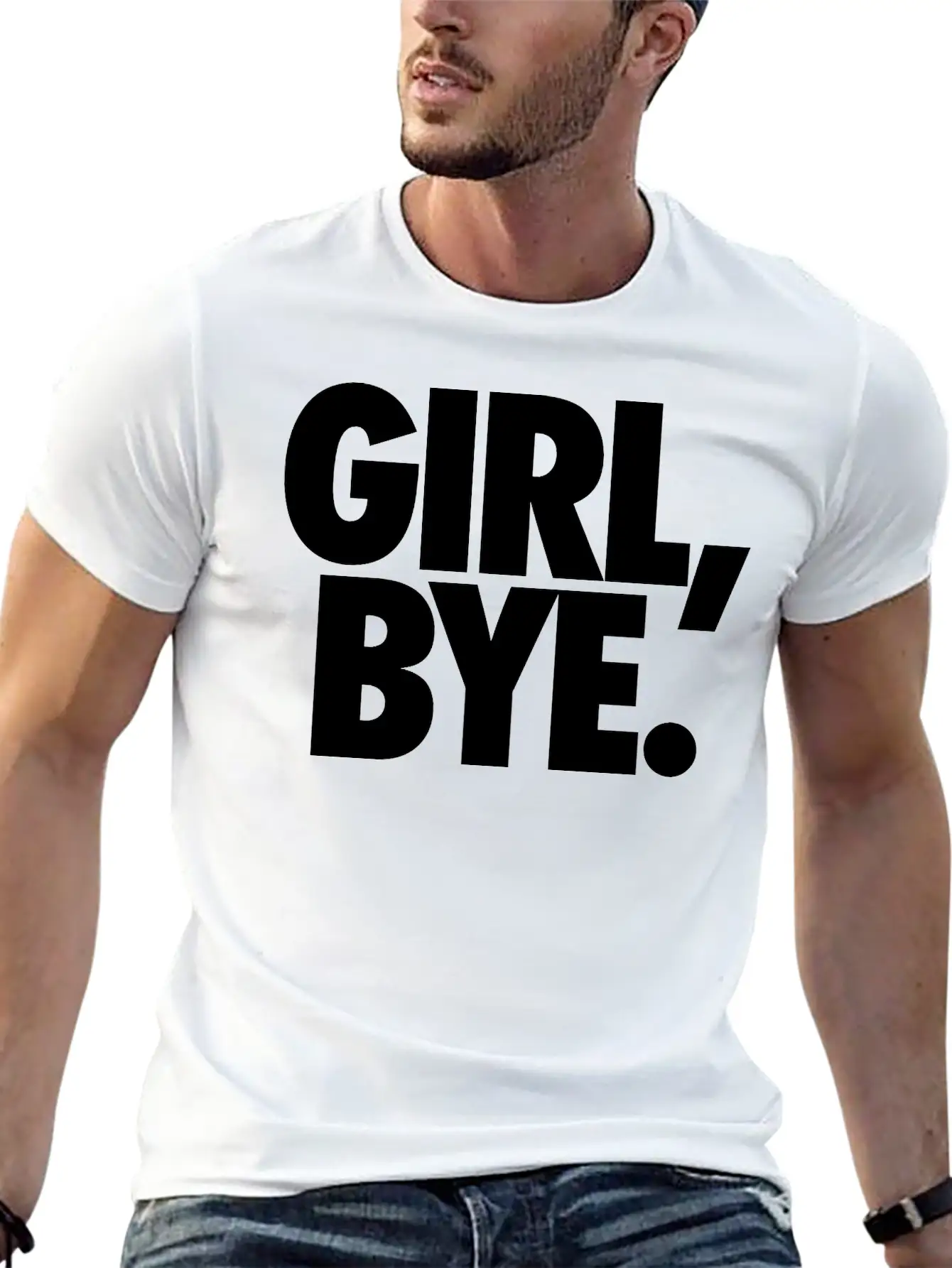 Girl Bye Unisex Short Sleeve Soft Cotton T-Shirt – Casual Everyday Wear