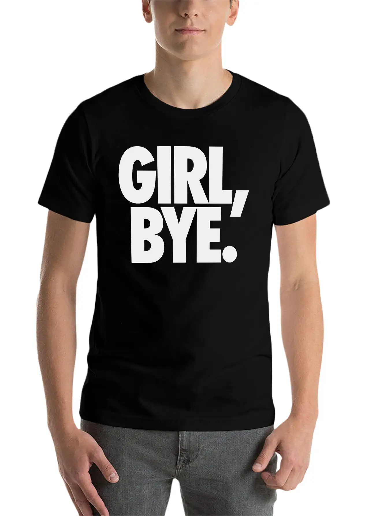 Girl Bye Unisex Short Sleeve Soft Cotton T-Shirt – Casual Everyday Wear