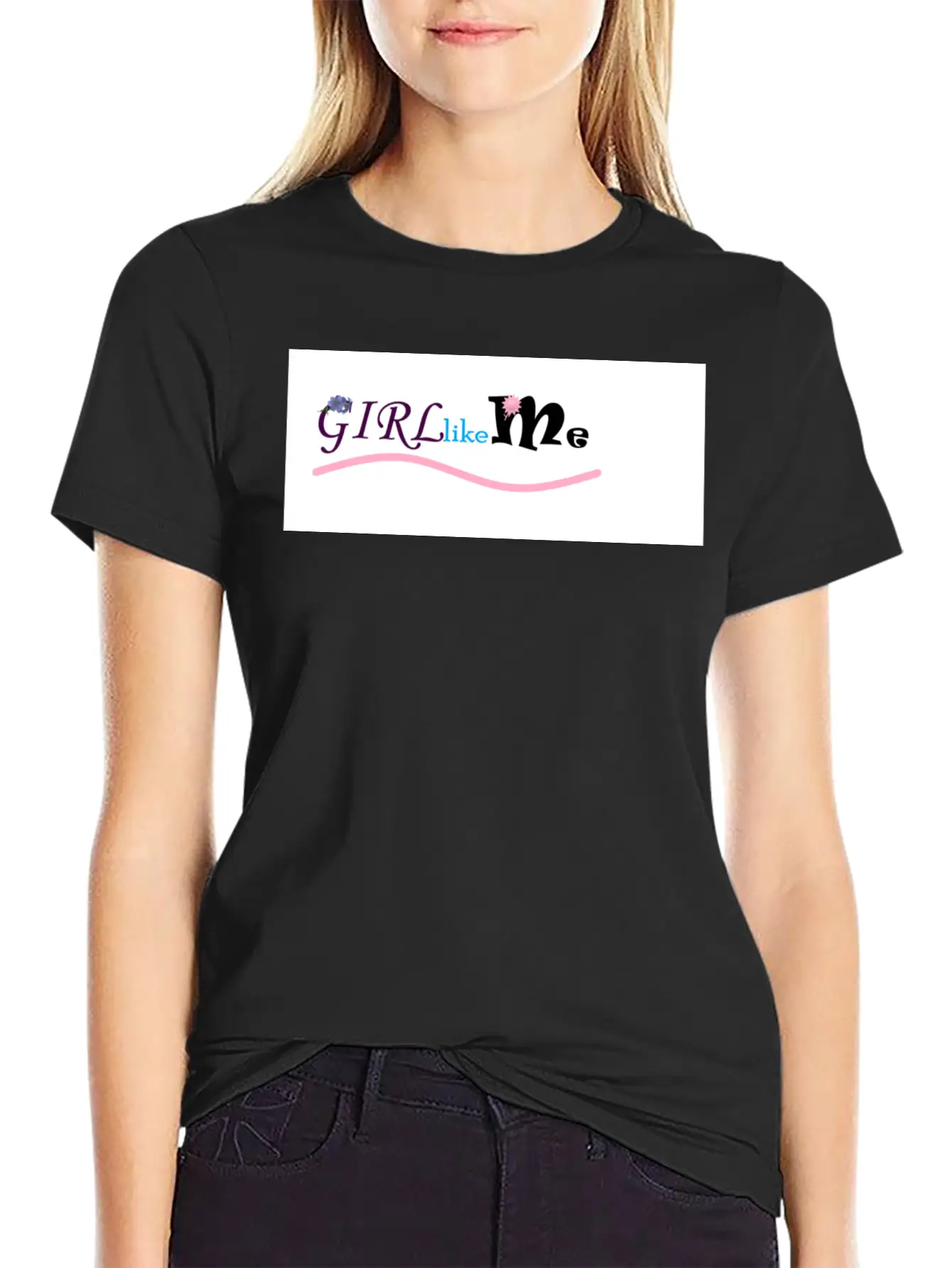 GIRL Like Me Basic Graphic T-Shirt – Daily Comfort In Soft Cotton