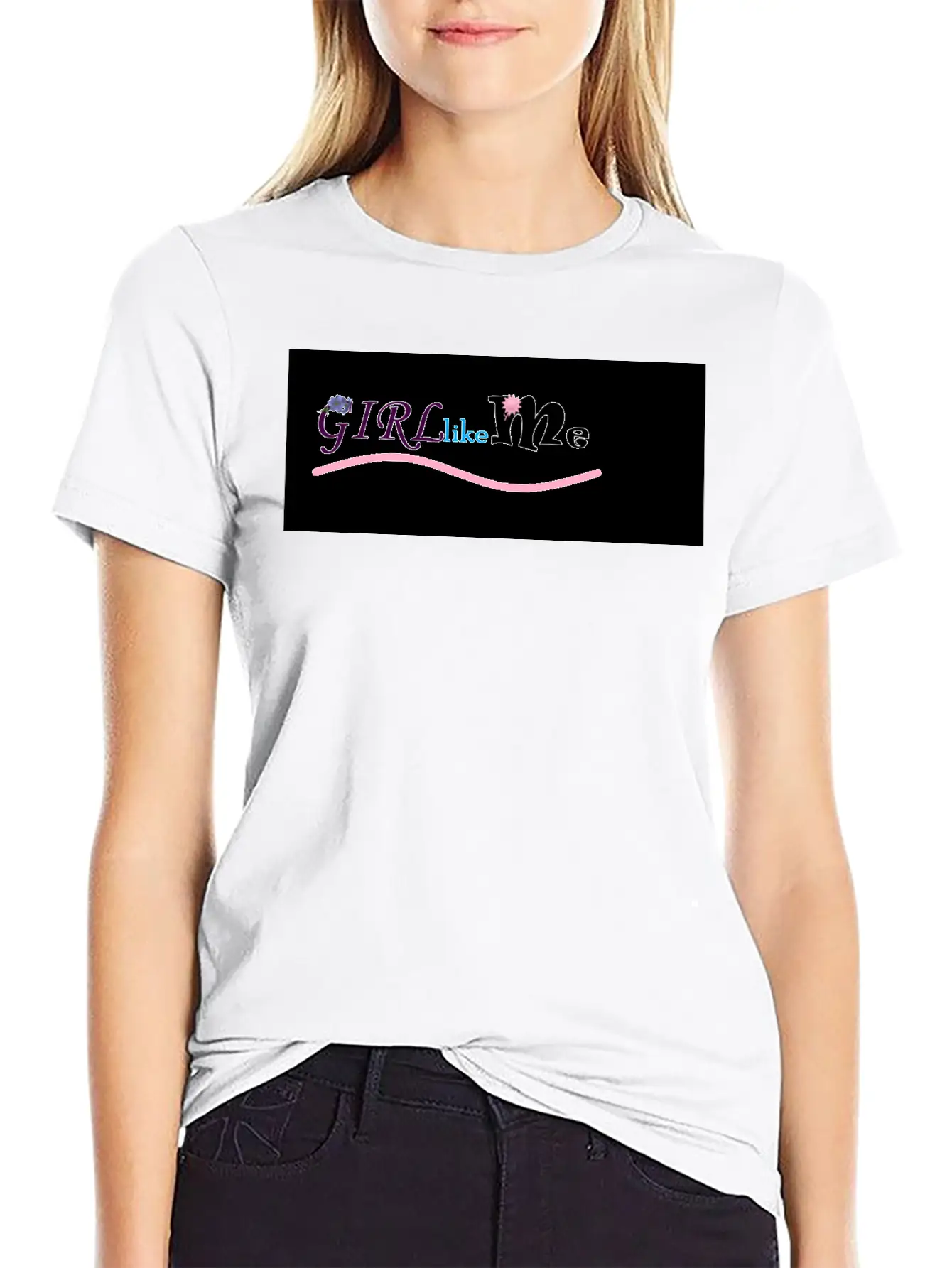 GIRL Like Me Basic Graphic T-Shirt – Daily Comfort In Soft Cotton