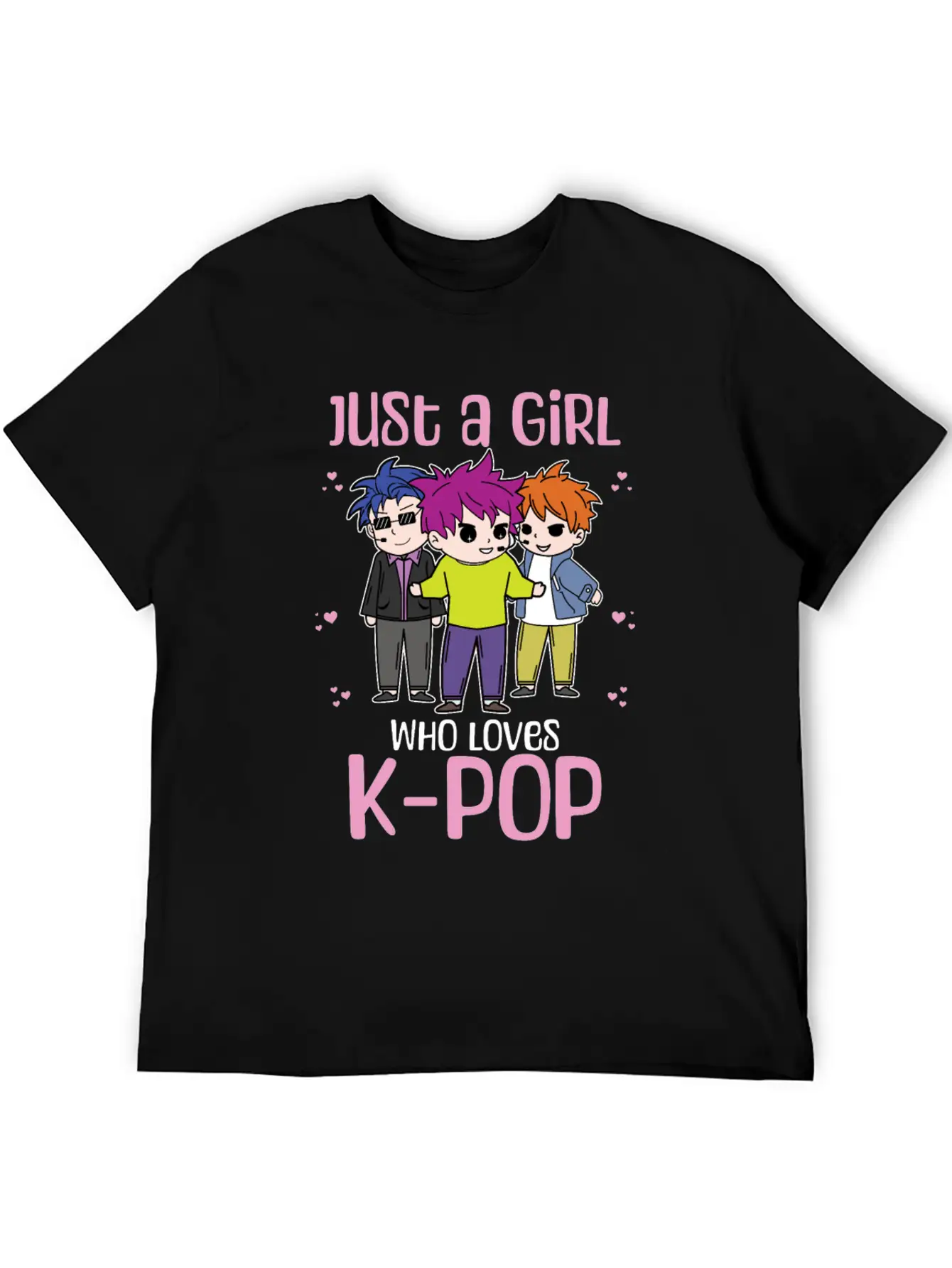 Girl Loves K-Pop K-Drama Korean Bias Timeless Short Sleeve Tee – Comfy And Minimalist Design