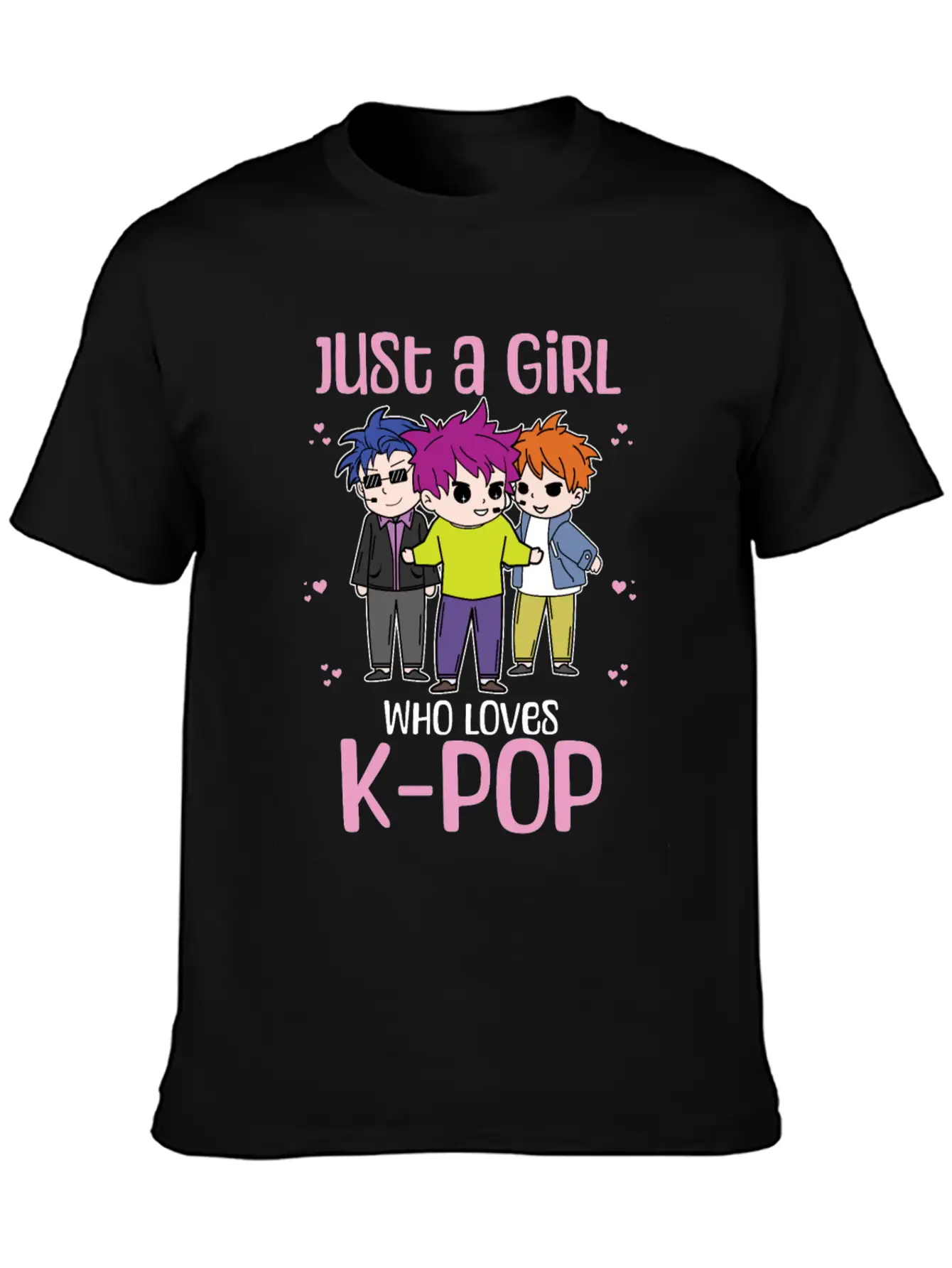 Girl Loves K-Pop K-Drama Korean Bias Timeless Short Sleeve Tee – Comfy And Minimalist Design