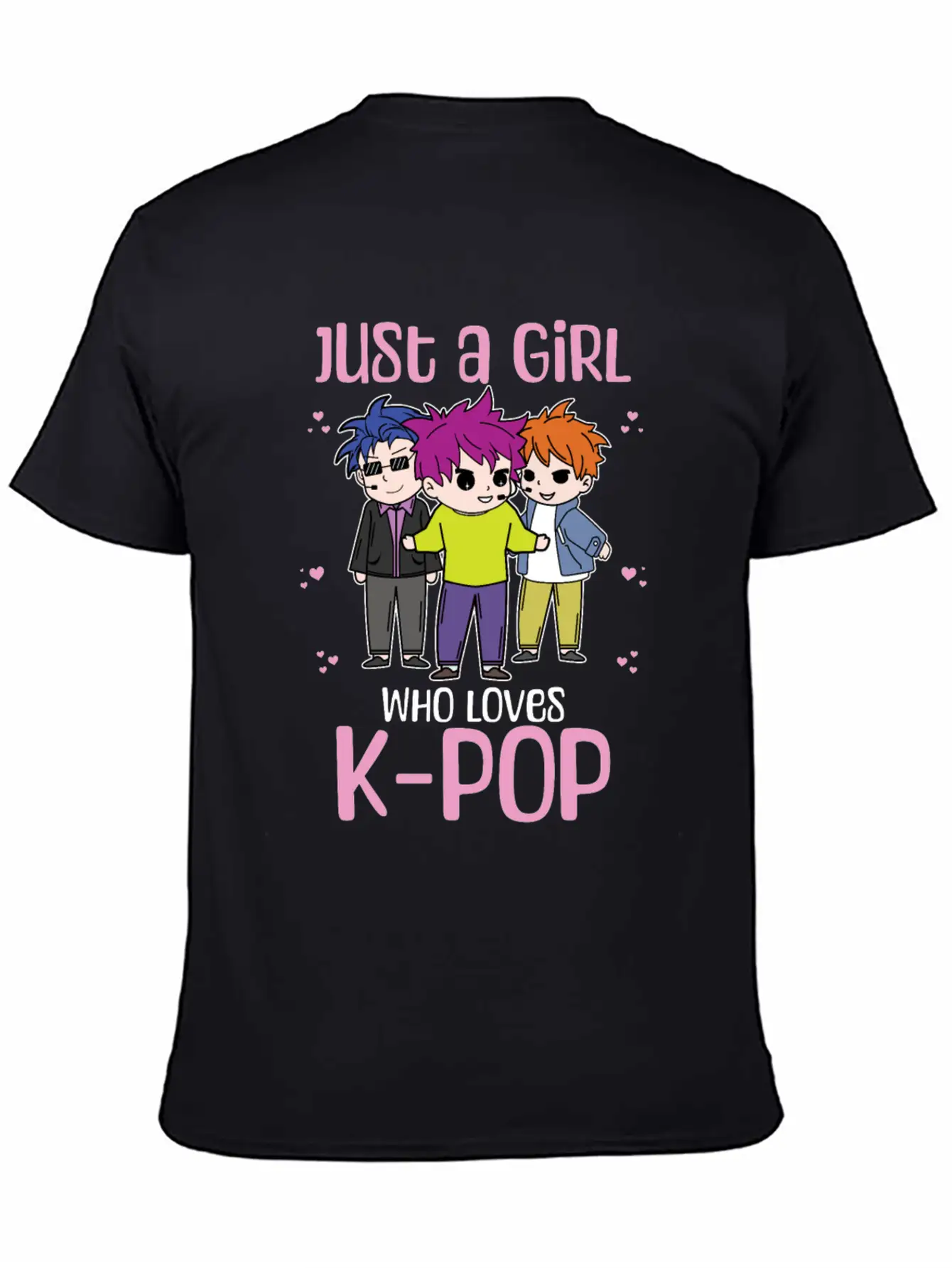 Girl Loves K-Pop K-Drama Korean Bias Timeless Short Sleeve Tee – Comfy And Minimalist Design