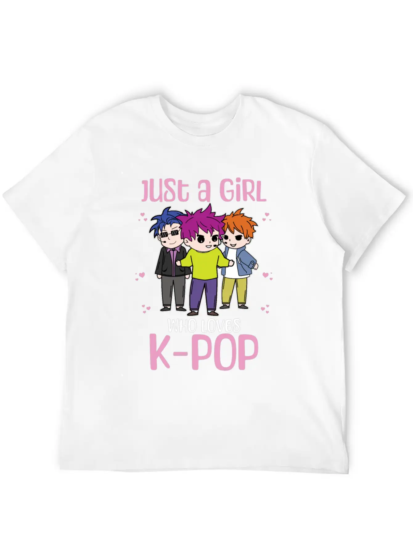 Girl Loves K-Pop K-Drama Korean Bias Timeless Short Sleeve Tee – Comfy And Minimalist Design