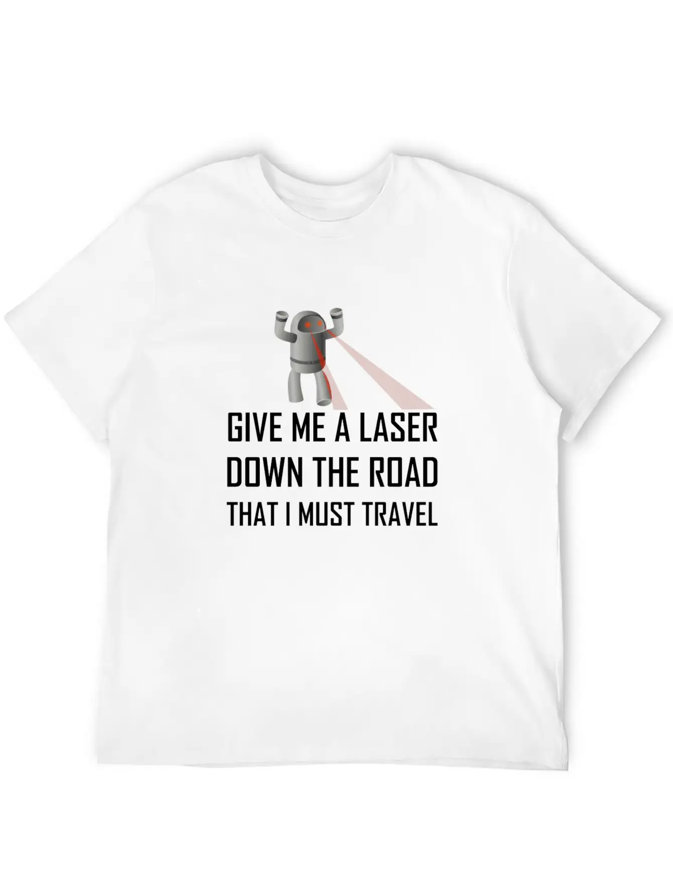 Give Me A Laser Funny Mis Comfortable Minimalist Graphic Tee – Summer Style Essential