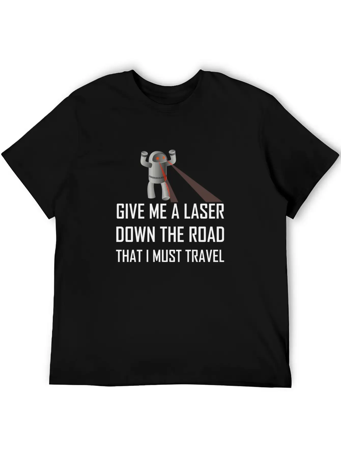 Give Me A Laser Funny Mis Comfortable Minimalist Graphic Tee – Summer Style Essential