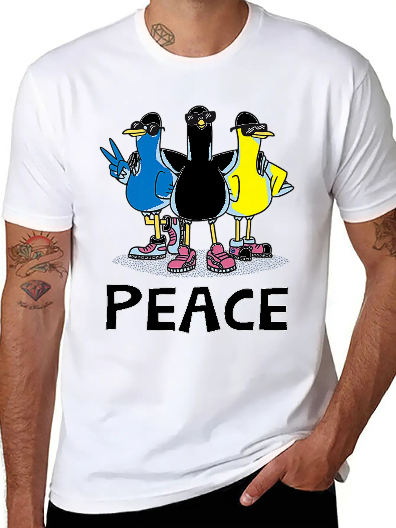 Give Peace A Chance Peace World Peace Love Peace Timeless Short Sleeve Tee – Comfy And Minimalist Design