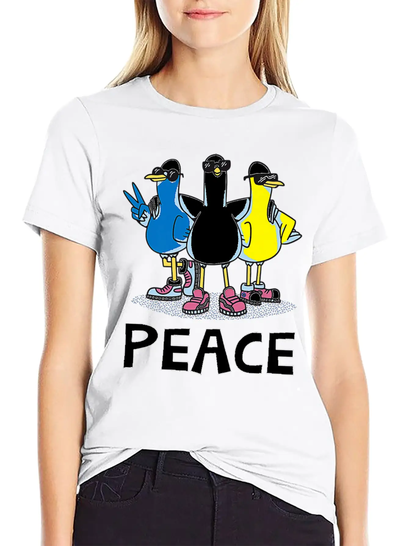 Give Peace A Chance Peace World Peace Love Peace Timeless Short Sleeve Tee – Comfy And Minimalist Design