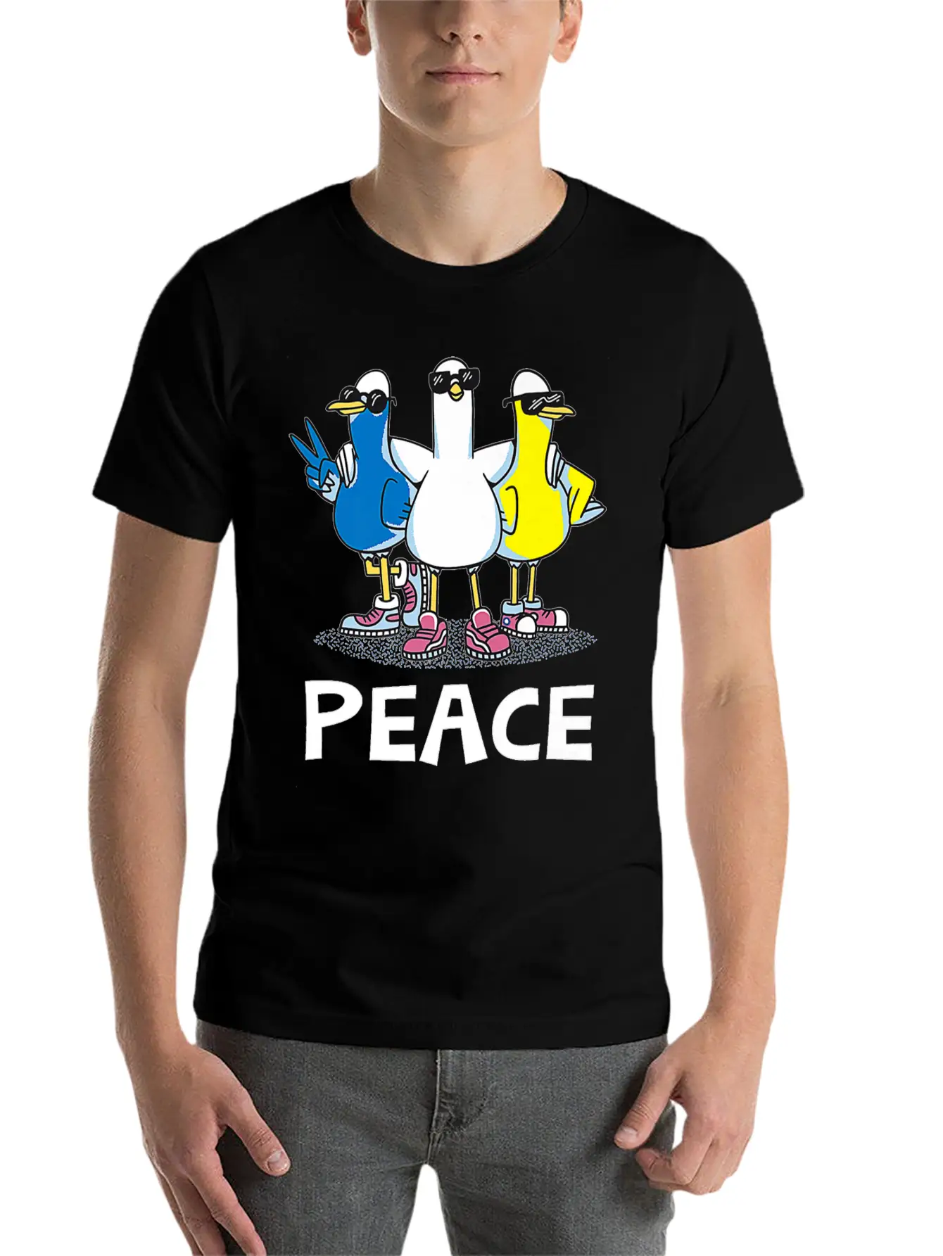 Give Peace A Chance Peace World Peace Love Peace Timeless Short Sleeve Tee – Comfy And Minimalist Design