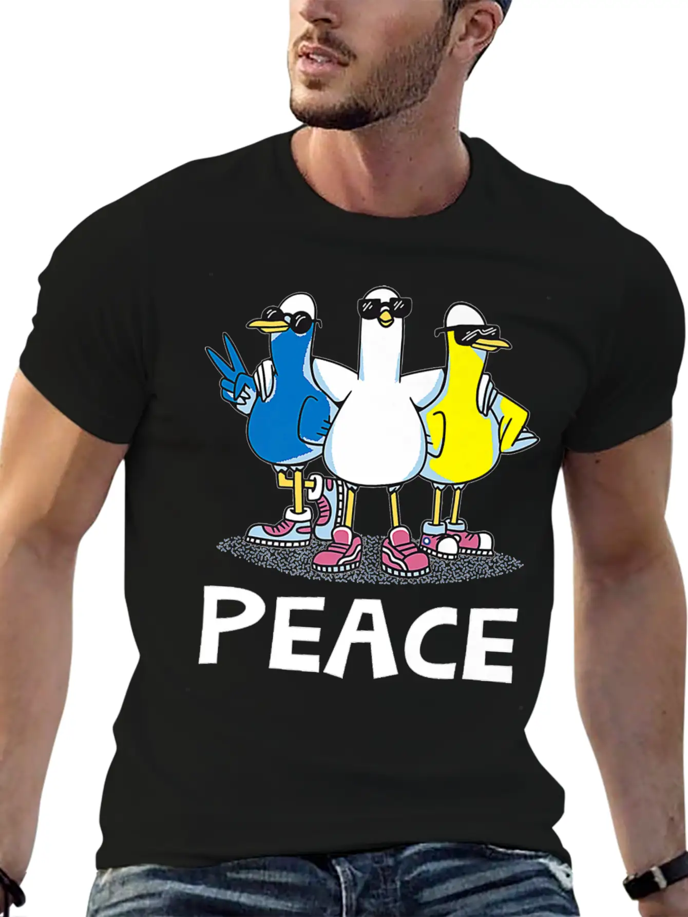 Give Peace A Chance Peace World Peace Love Peace Timeless Short Sleeve Tee – Comfy And Minimalist Design