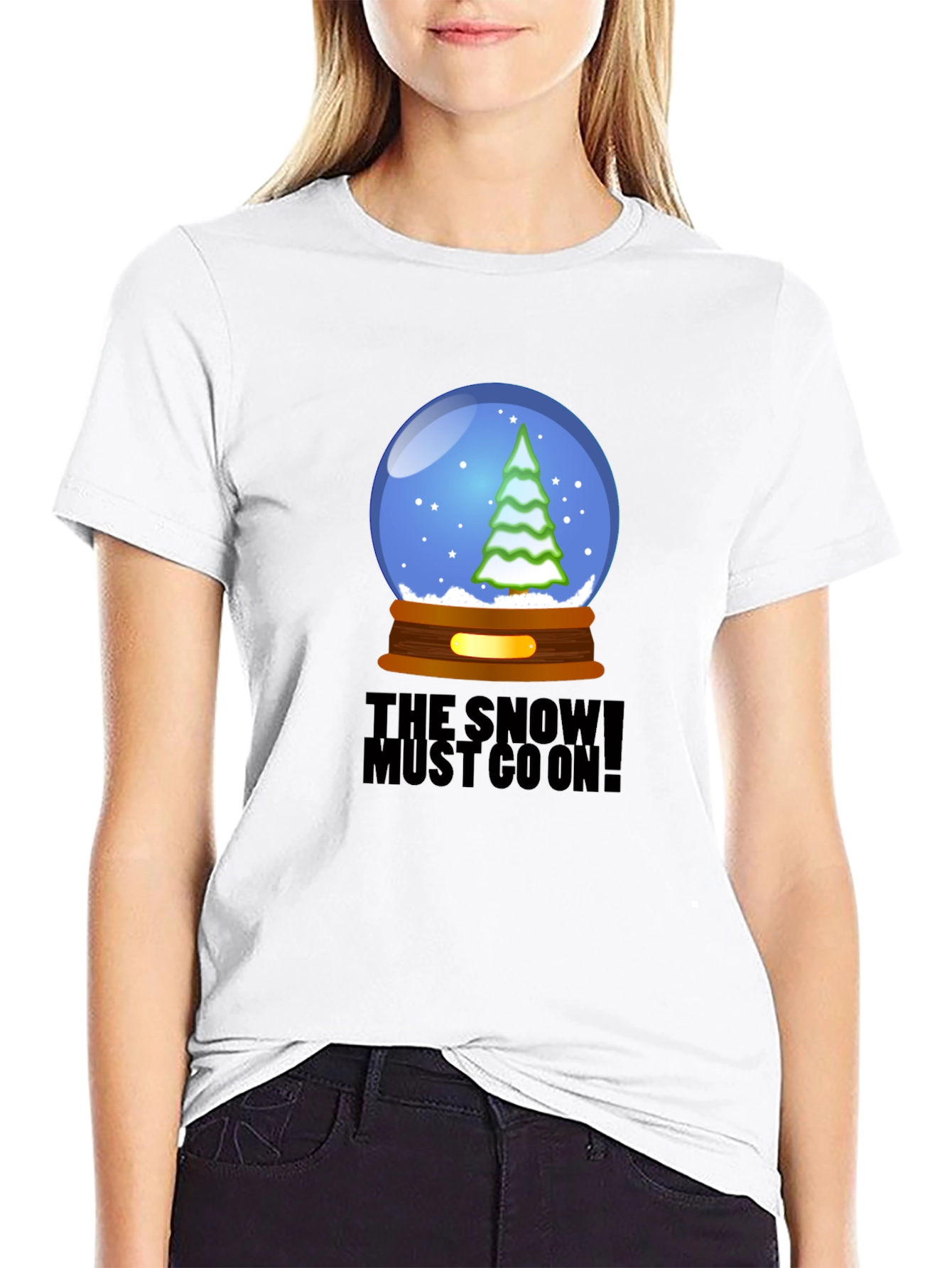 Snow Must Go On T-Shirt - Unique Graphic Tee