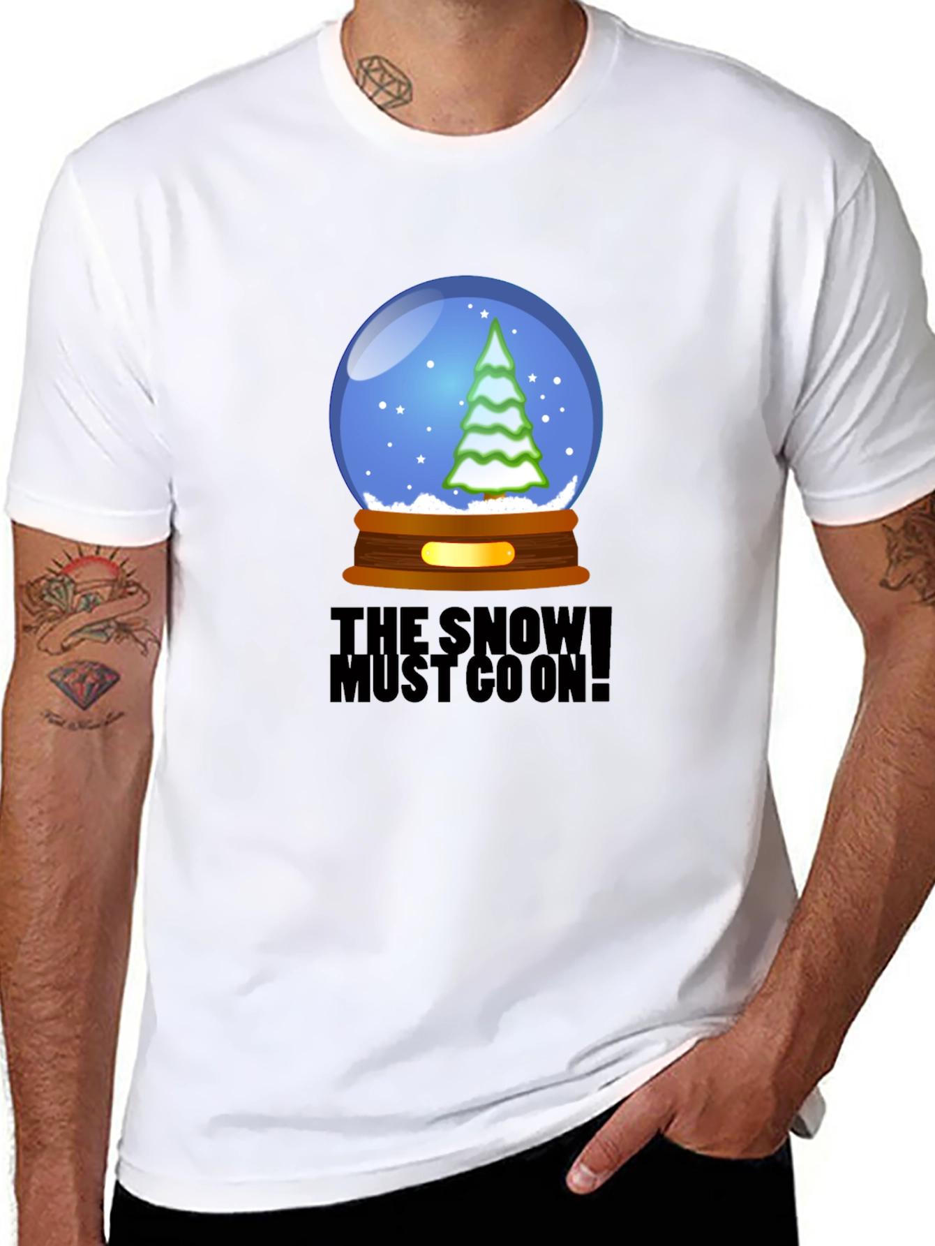 Snow Must Go On T-Shirt - Unique Graphic Tee