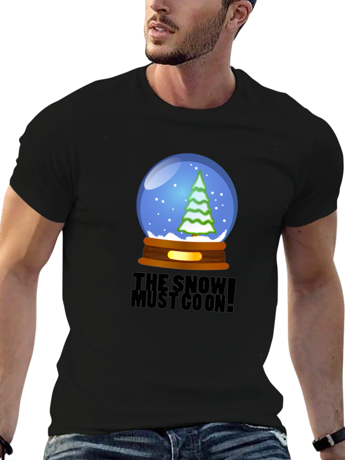 Snow Must Go On T-Shirt - Unique Graphic Tee