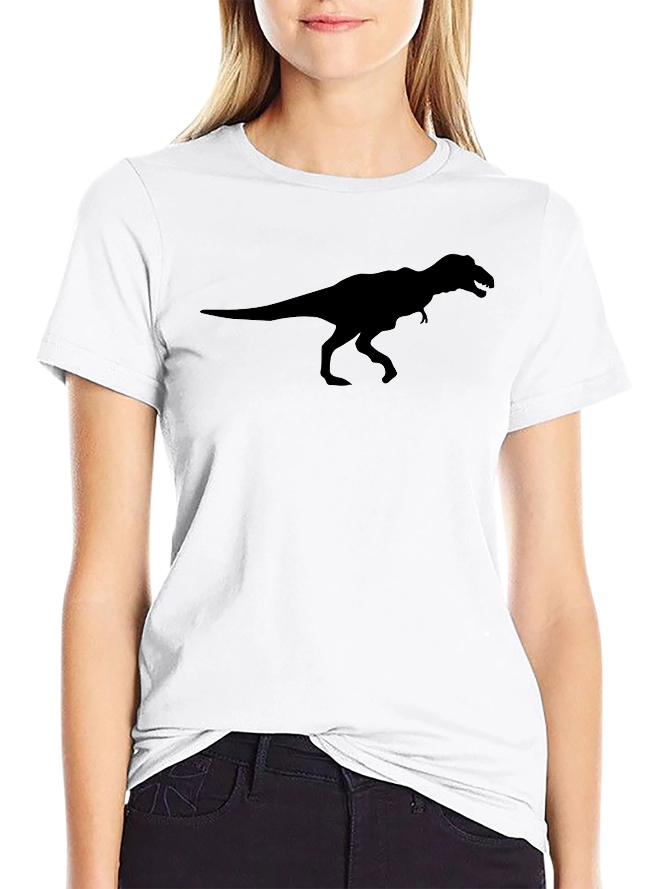 Black T-Rex Graphic Tee - Stylish & Comfortable
