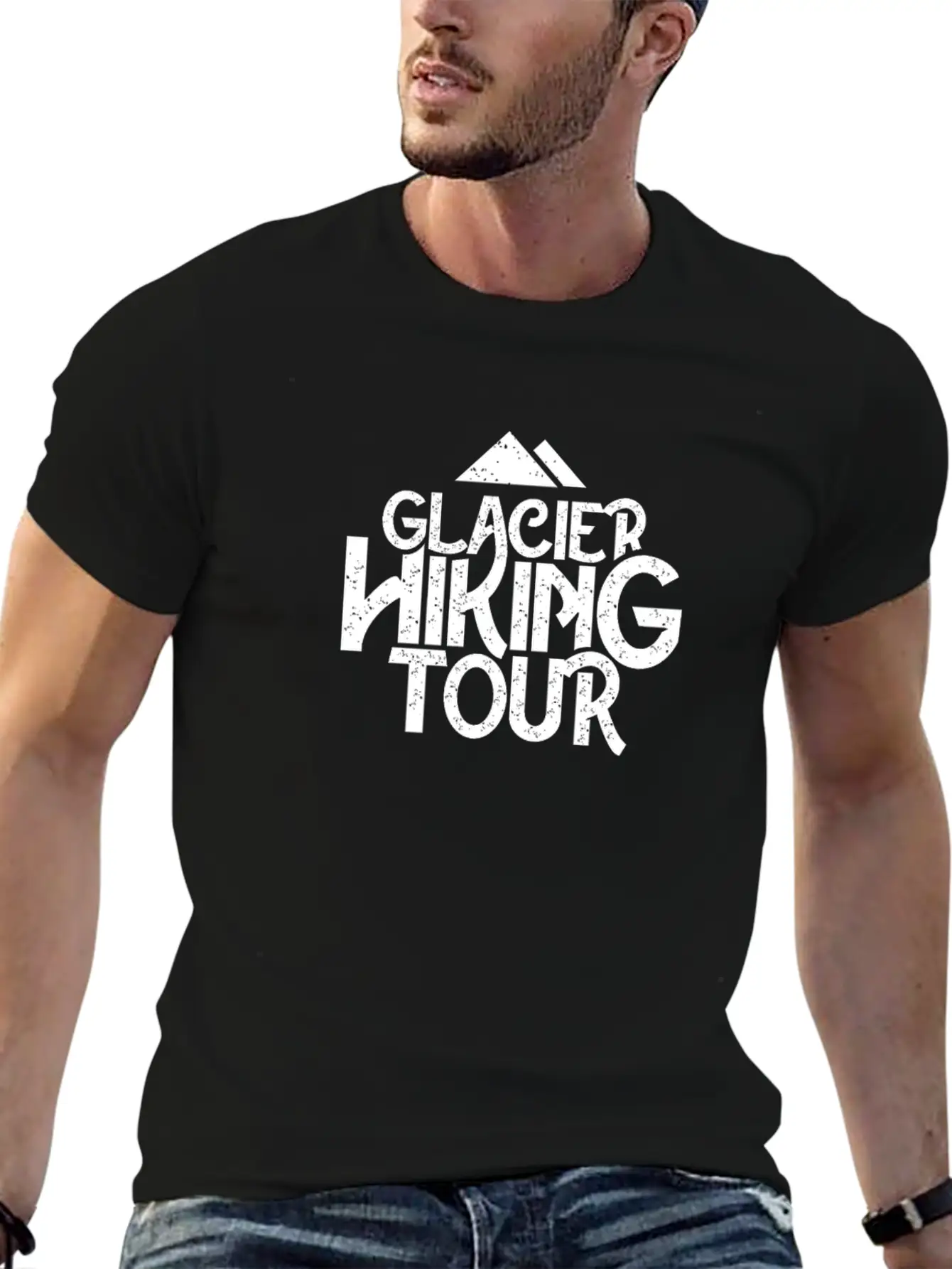 Glacier Hiking Comfortable Minimalist Graphic Tee – Summer Style Essential