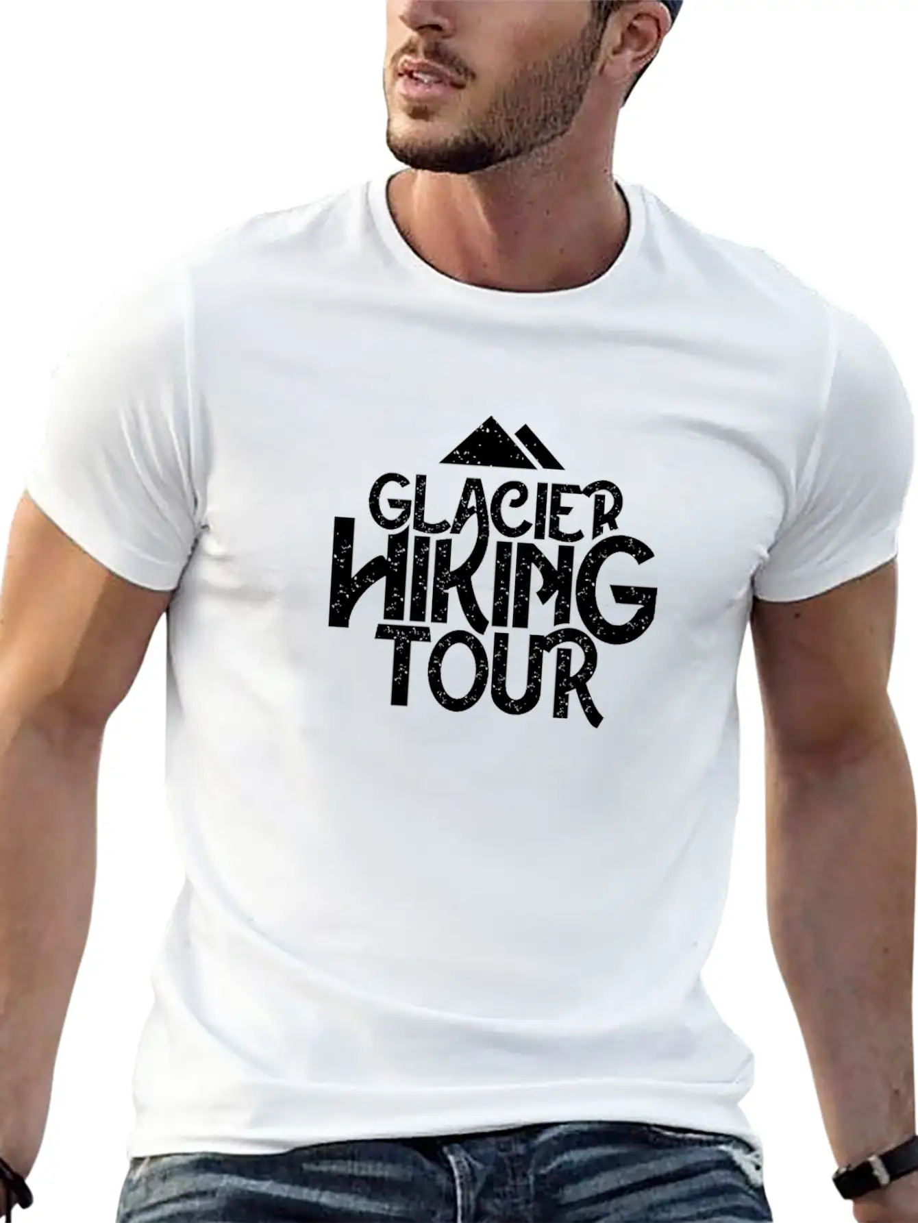 Glacier Hiking Comfortable Minimalist Graphic Tee – Summer Style Essential