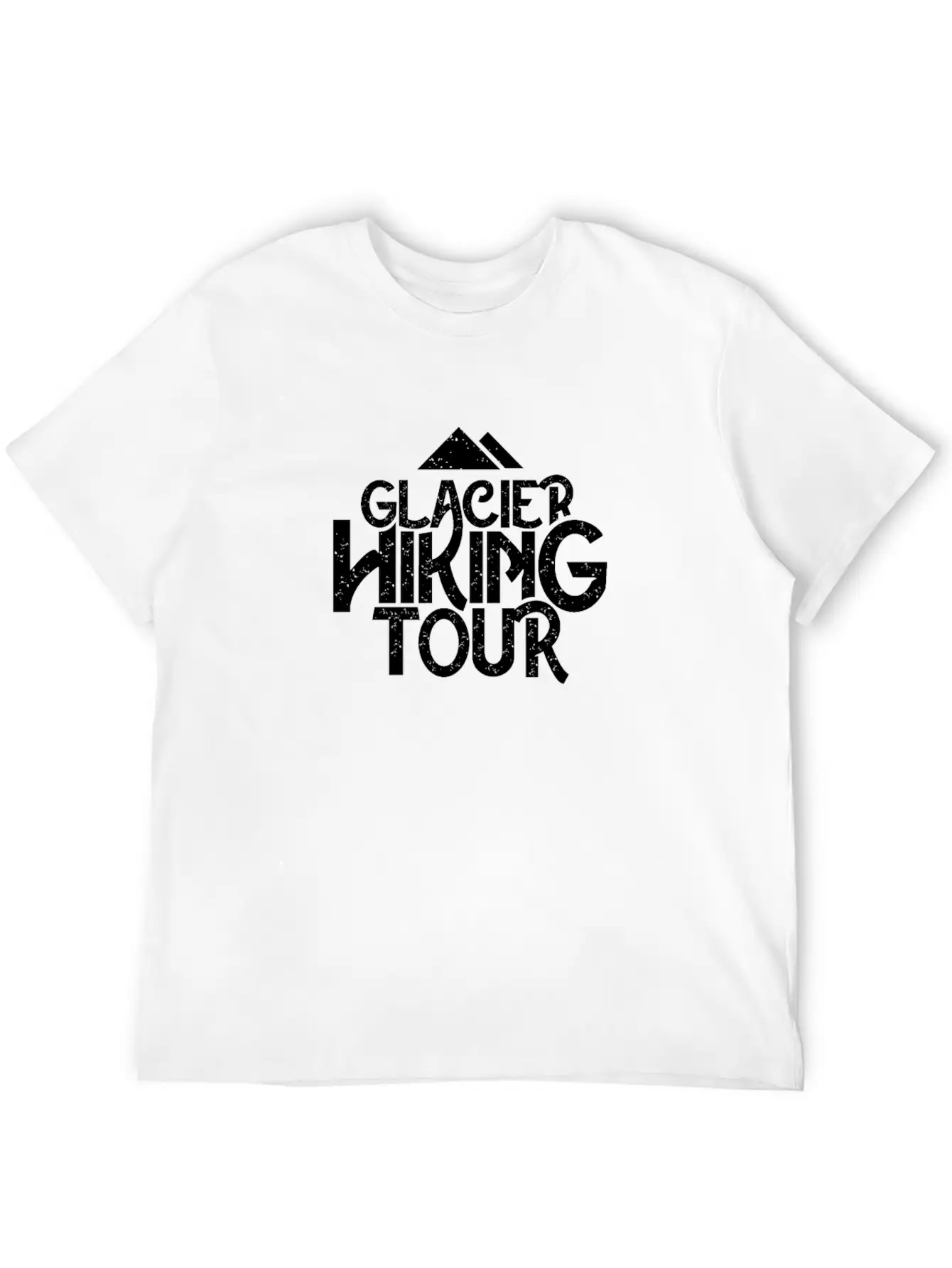 Glacier Hiking Comfortable Minimalist Graphic Tee – Summer Style Essential