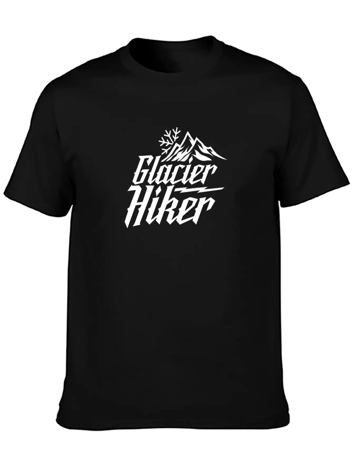 Glacier Hiking Hike Team Glaciers Glacier Hiker Unisex Short Sleeve Soft Cotton T-Shirt – Casual Everyday Wear