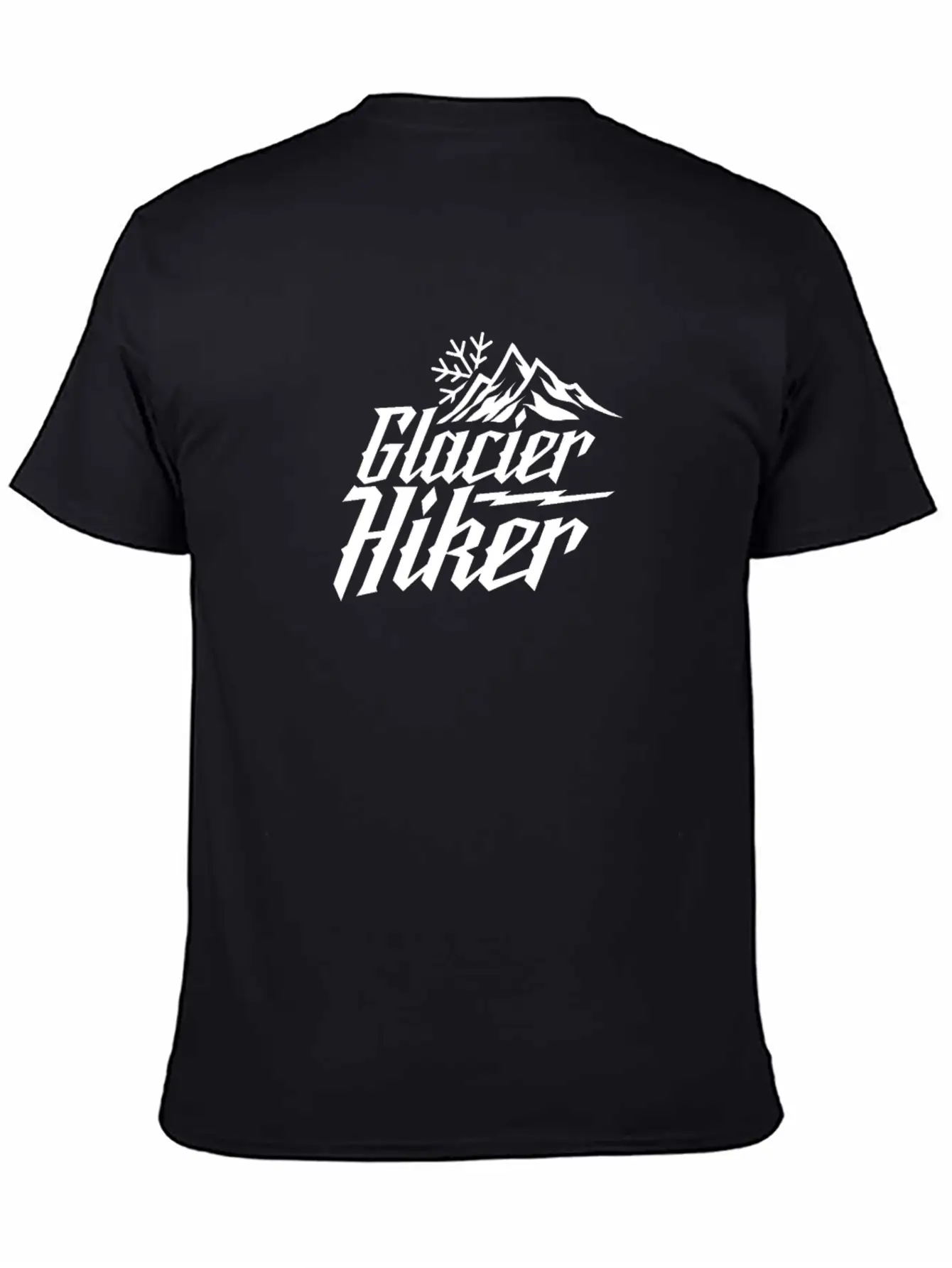 Glacier Hiking Hike Team Glaciers Glacier Hiker Unisex Short Sleeve Soft Cotton T-Shirt – Casual Everyday Wear