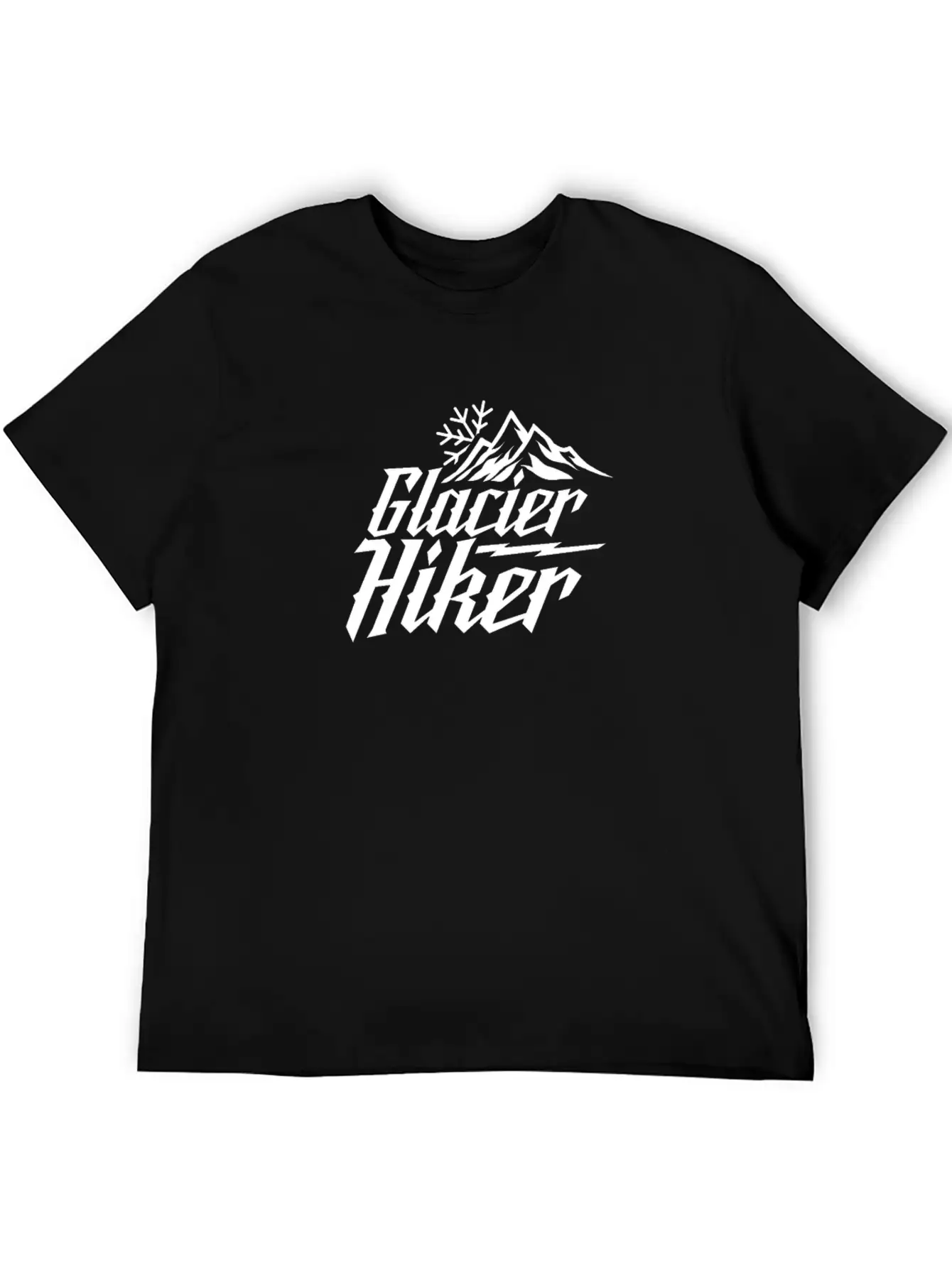 Glacier Hiking Hike Team Glaciers Glacier Hiker Unisex Short Sleeve Soft Cotton T-Shirt – Casual Everyday Wear
