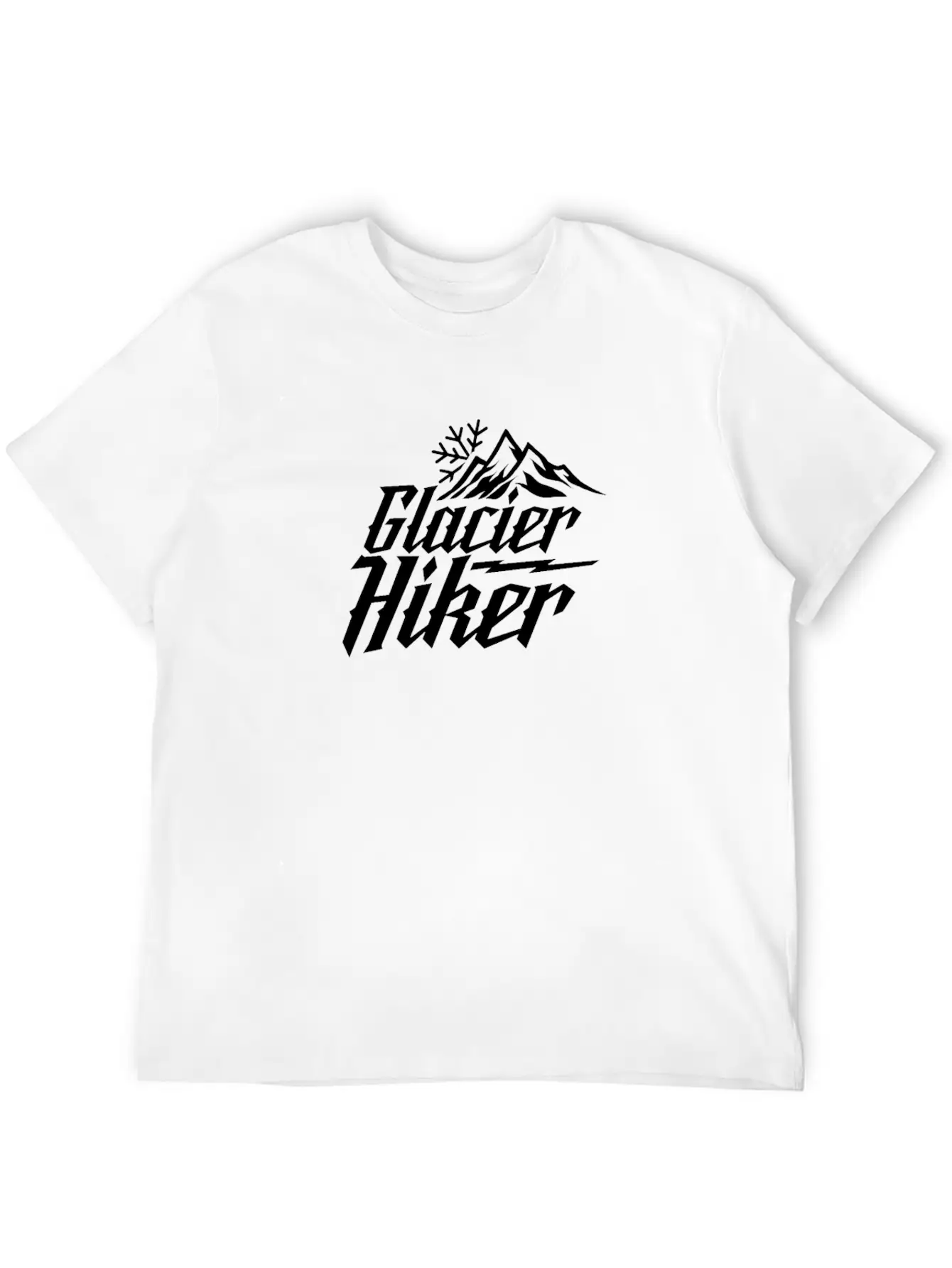 Glacier Hiking Hike Team Glaciers Glacier Hiker Unisex Short Sleeve Soft Cotton T-Shirt – Casual Everyday Wear