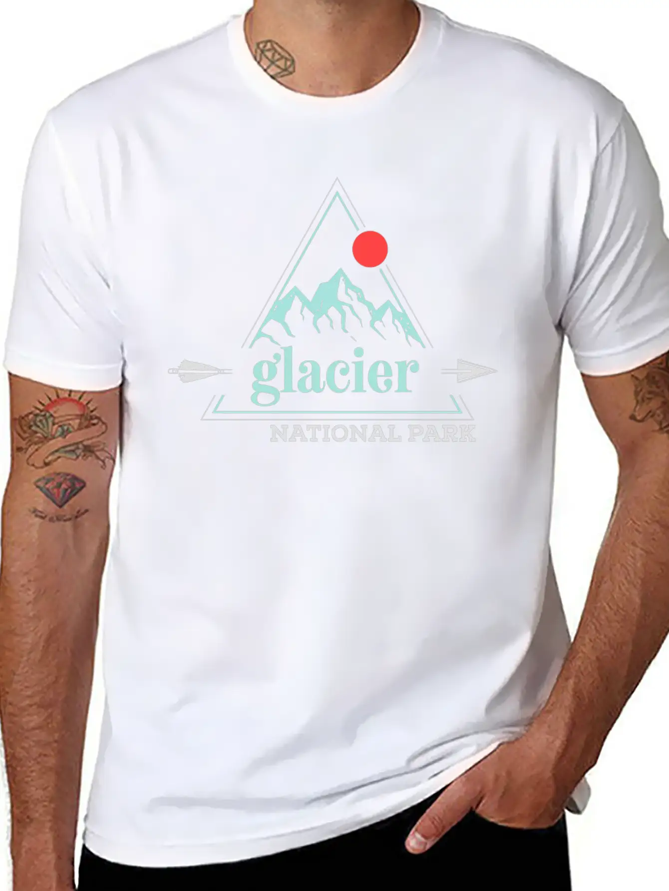 Glacier National Park Basic Graphic T-Shirt – Daily Comfort In Soft Cotton