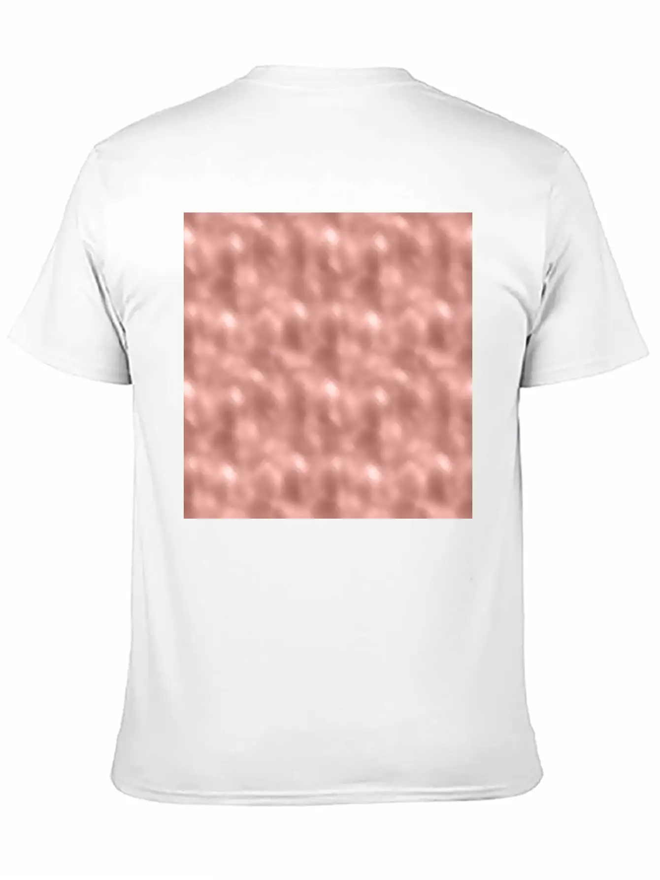 Glam Rose Gold Metallic Texture Stylish Everyday T-Shirt – Unisex Basic Cotton Tee