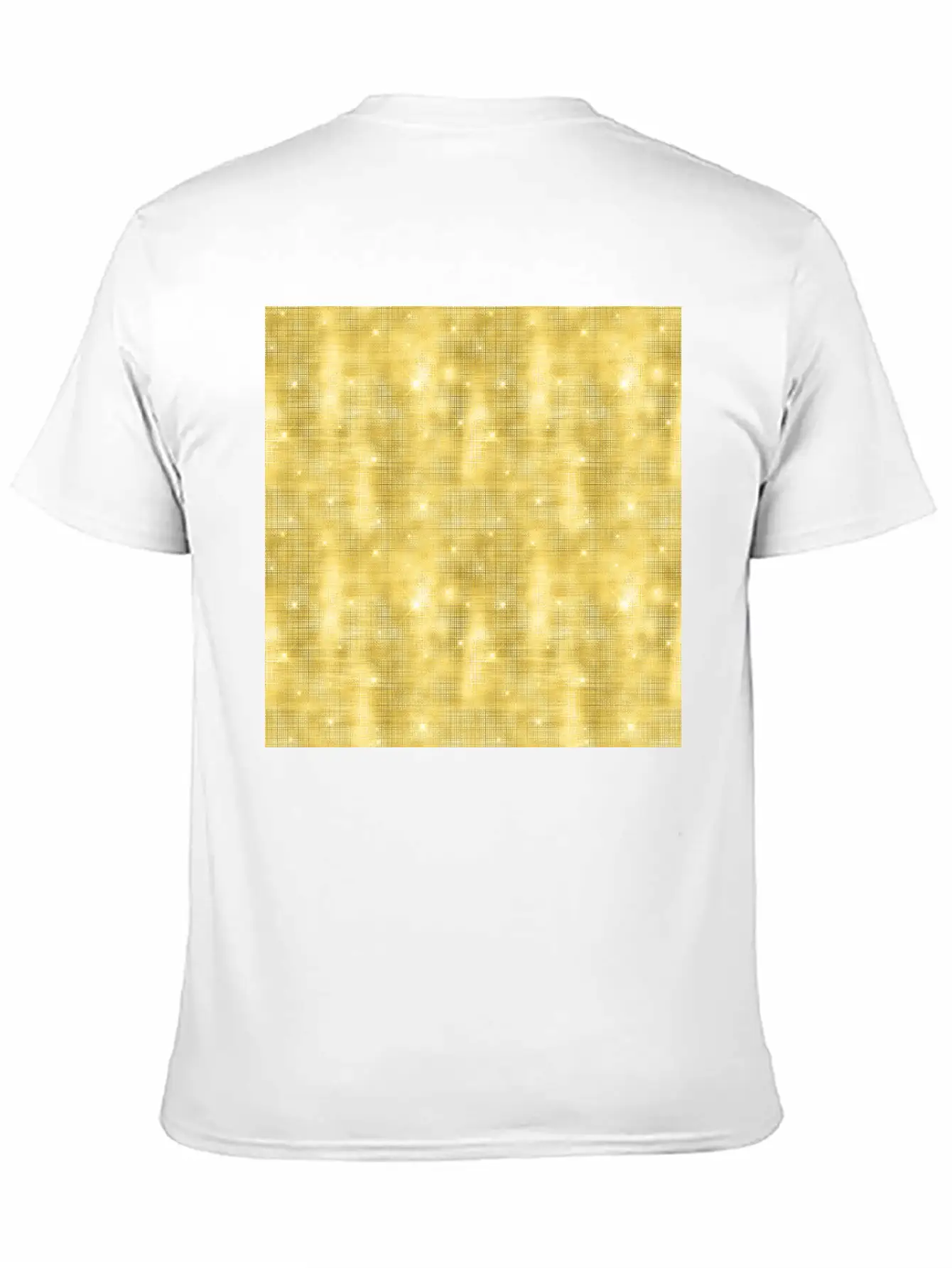 Glam Yellow Diamond Shimmer Glitter Comfortable Minimalist Graphic Tee – Summer Style Essential