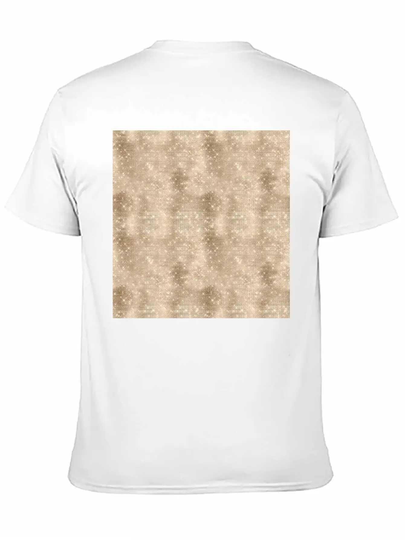 Glamorous Bling Soft Gold Luxury Pattern Basic Graphic T-Shirt – Daily Comfort In Soft Cotton