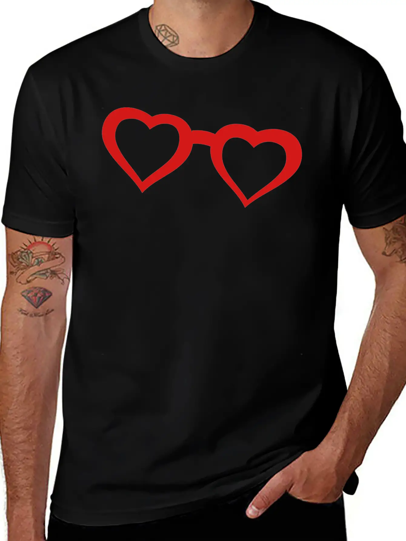 Glasses Comfortable Minimalist Graphic Tee – Summer Style Essential