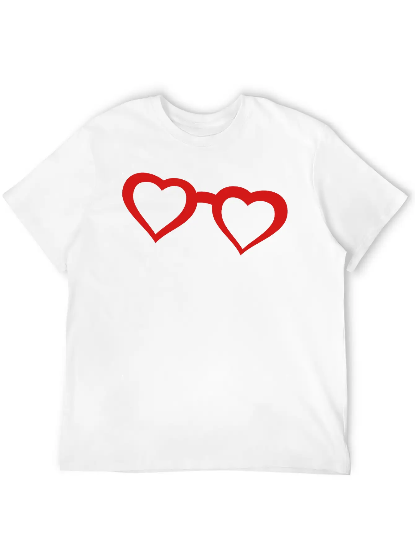 Glasses Comfortable Minimalist Graphic Tee – Summer Style Essential