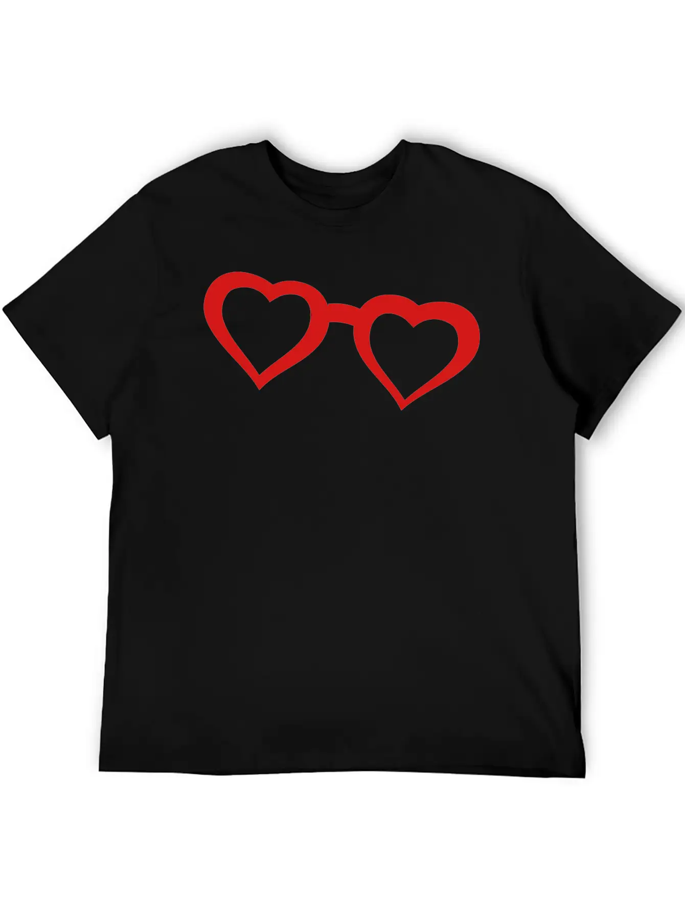 Glasses Comfortable Minimalist Graphic Tee – Summer Style Essential
