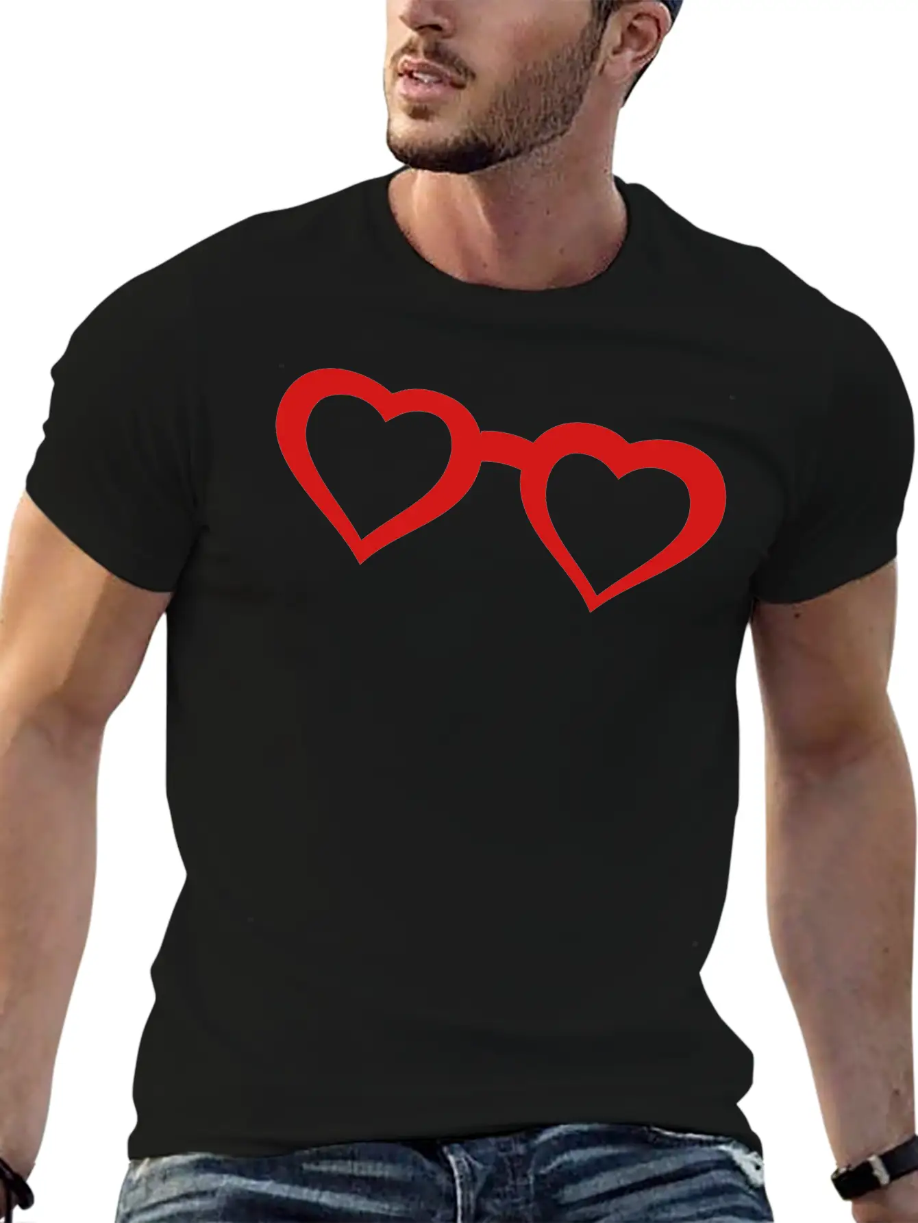 Glasses Comfortable Minimalist Graphic Tee – Summer Style Essential
