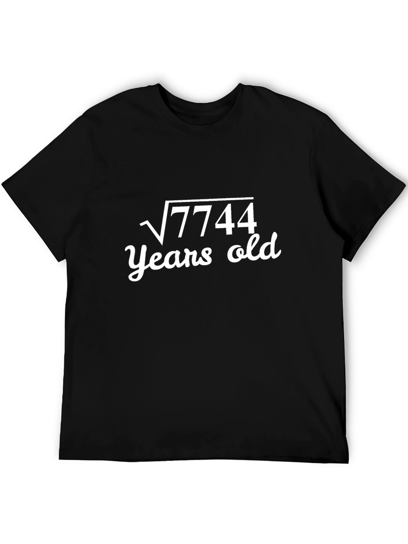 Funny Math Birthday T-Shirt - Square Root 7744