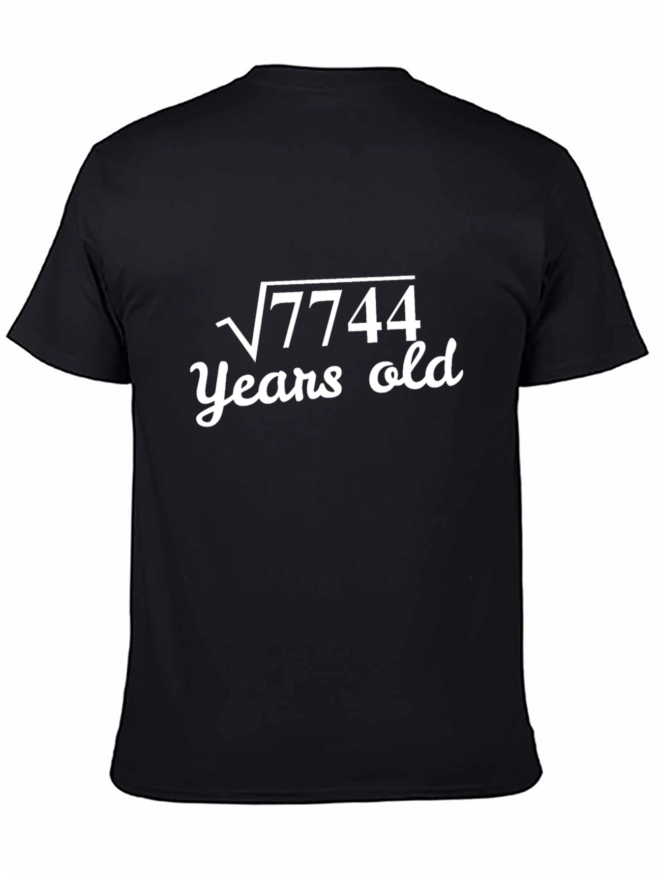 Funny Math Birthday T-Shirt - Square Root 7744