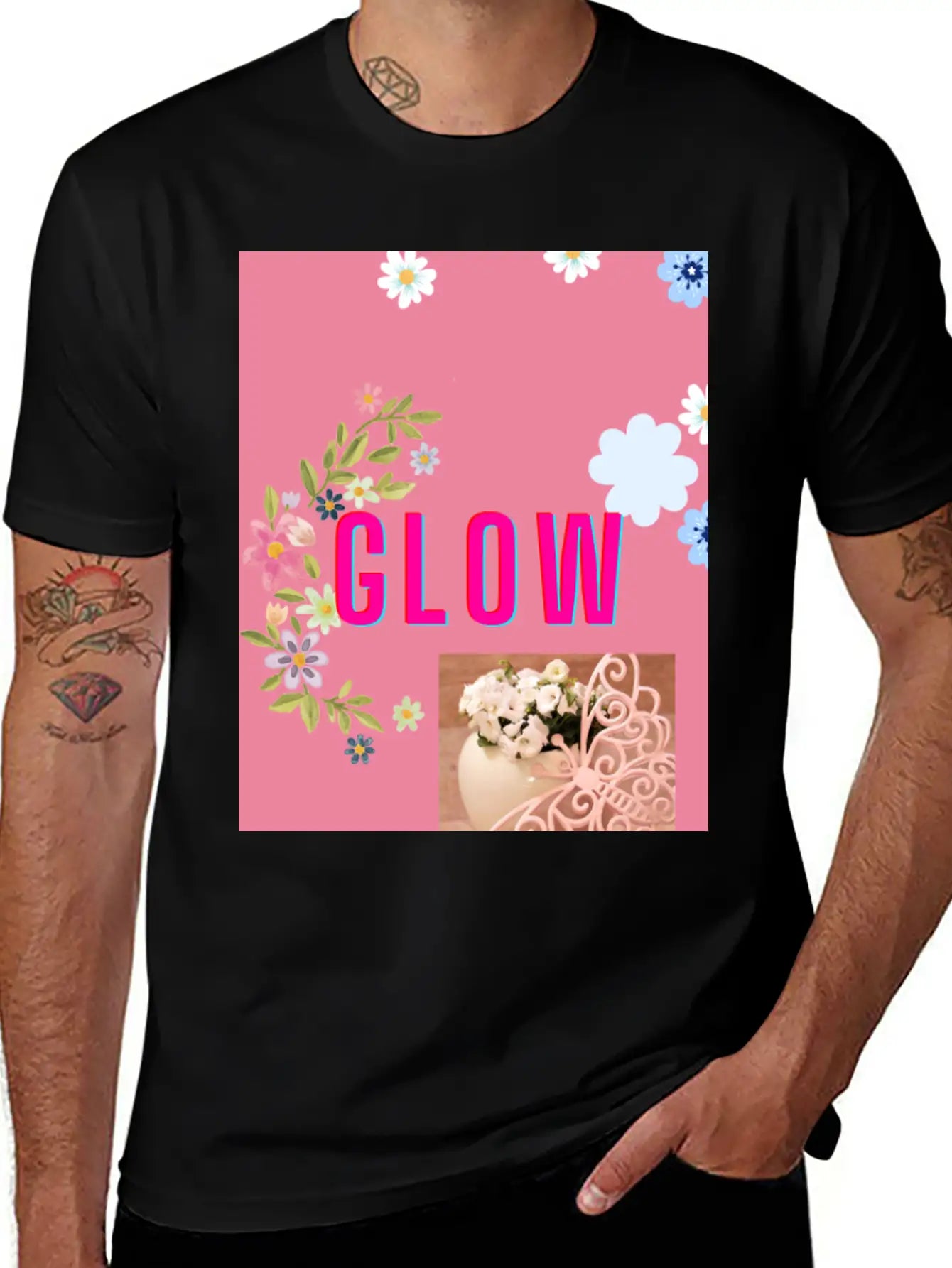 Glow Basic Graphic T-Shirt – Daily Comfort In Soft Cotton