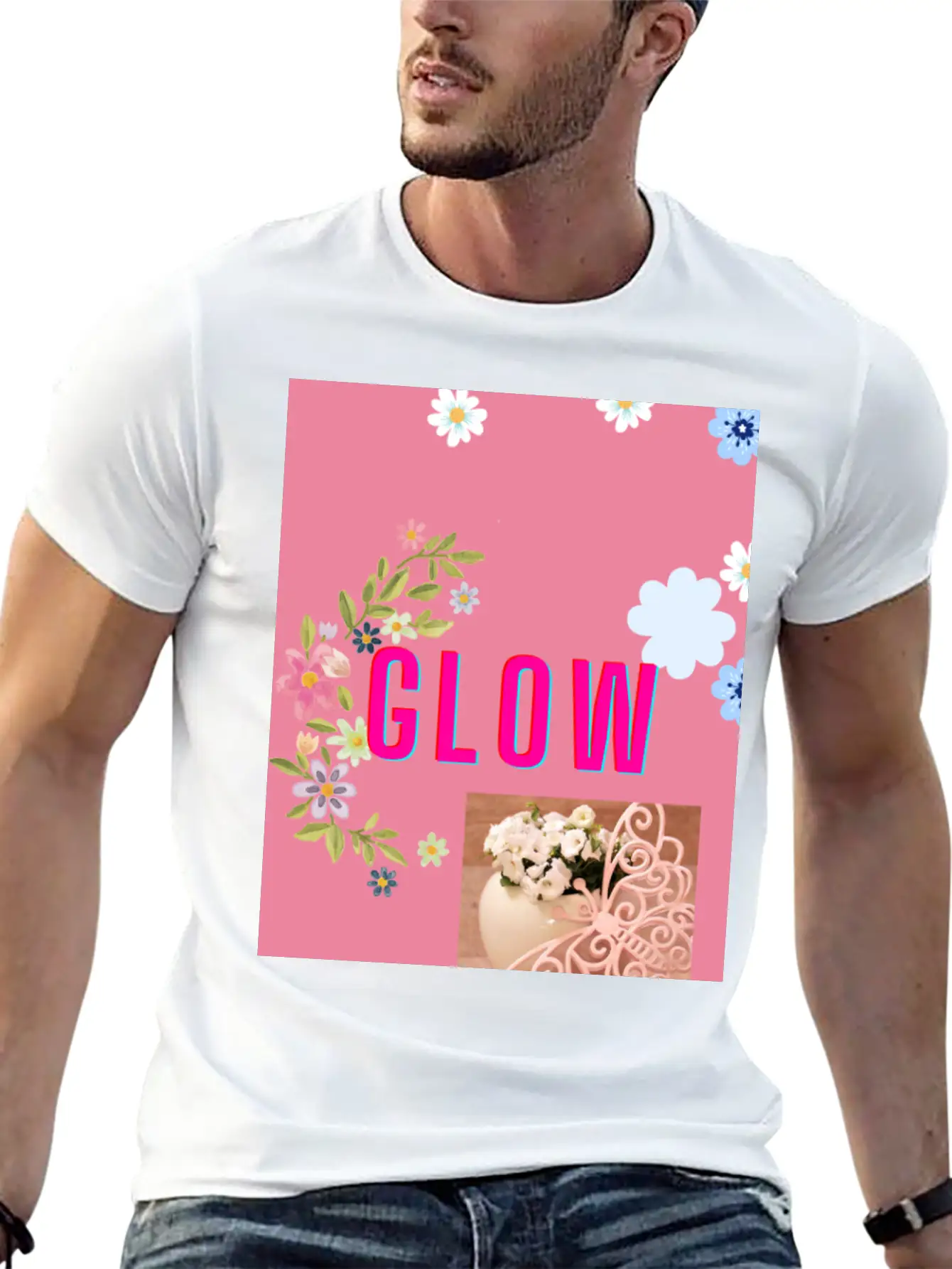 Glow Basic Graphic T-Shirt – Daily Comfort In Soft Cotton