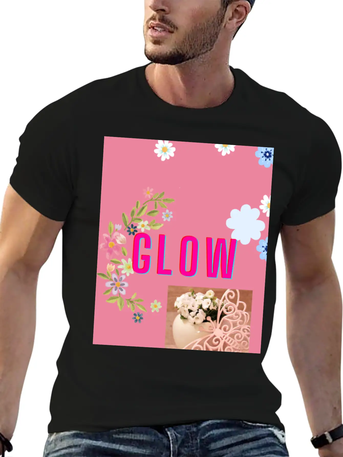 Glow Basic Graphic T-Shirt – Daily Comfort In Soft Cotton