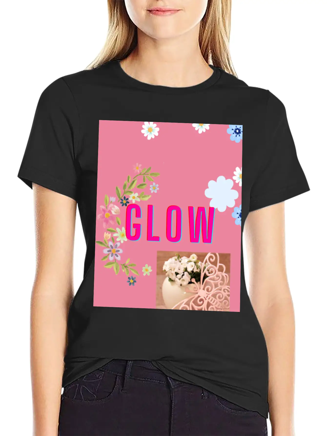 Glow Basic Graphic T-Shirt – Daily Comfort In Soft Cotton