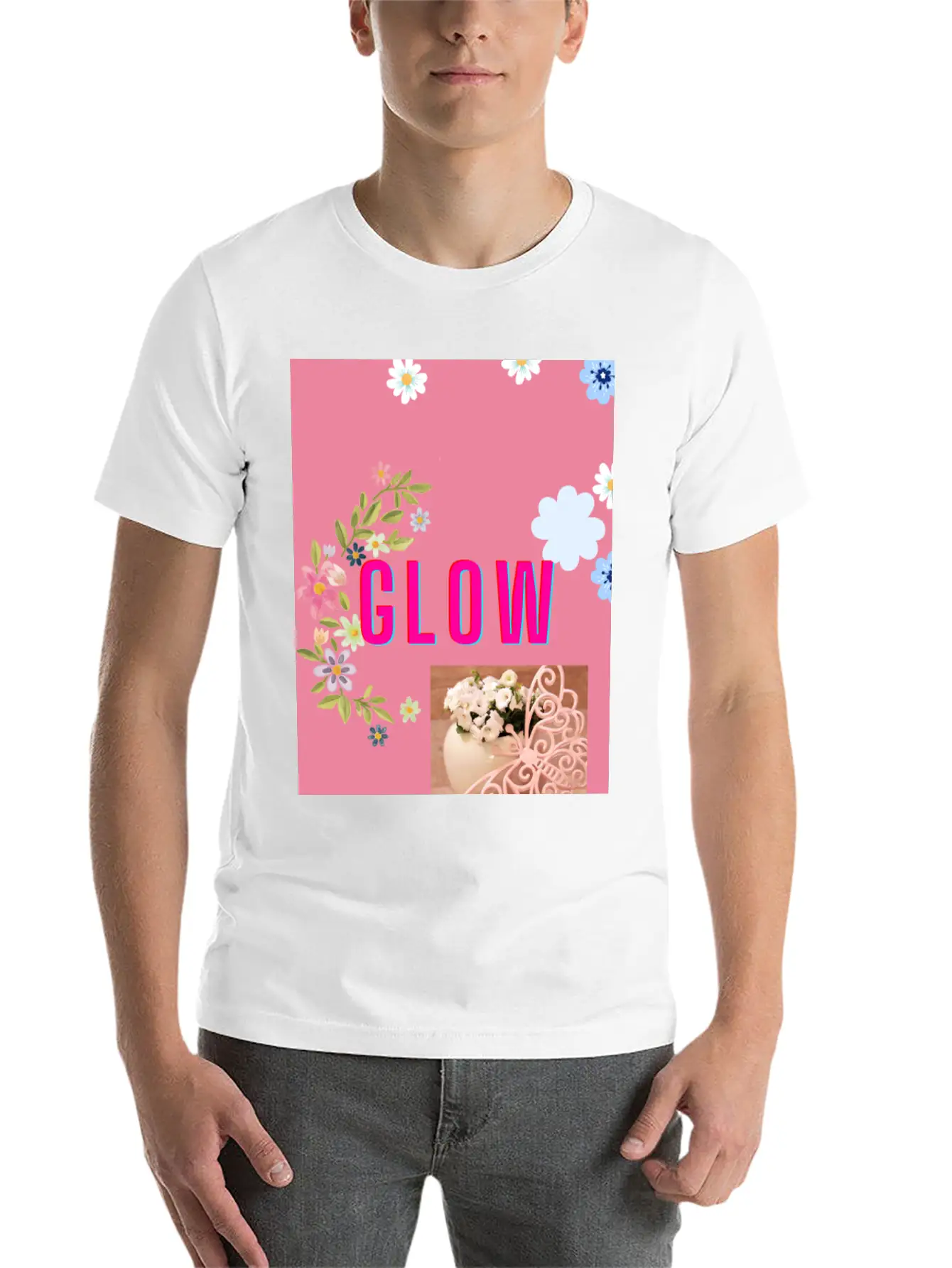 Glow Basic Graphic T-Shirt – Daily Comfort In Soft Cotton