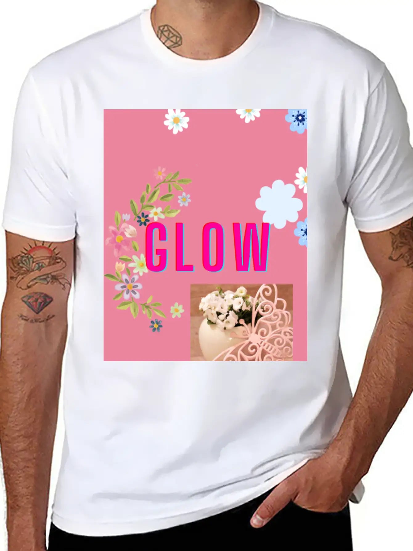 Glow Basic Graphic T-Shirt – Daily Comfort In Soft Cotton