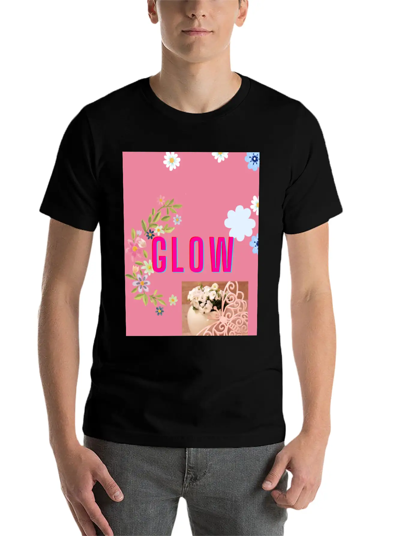 Glow Basic Graphic T-Shirt – Daily Comfort In Soft Cotton