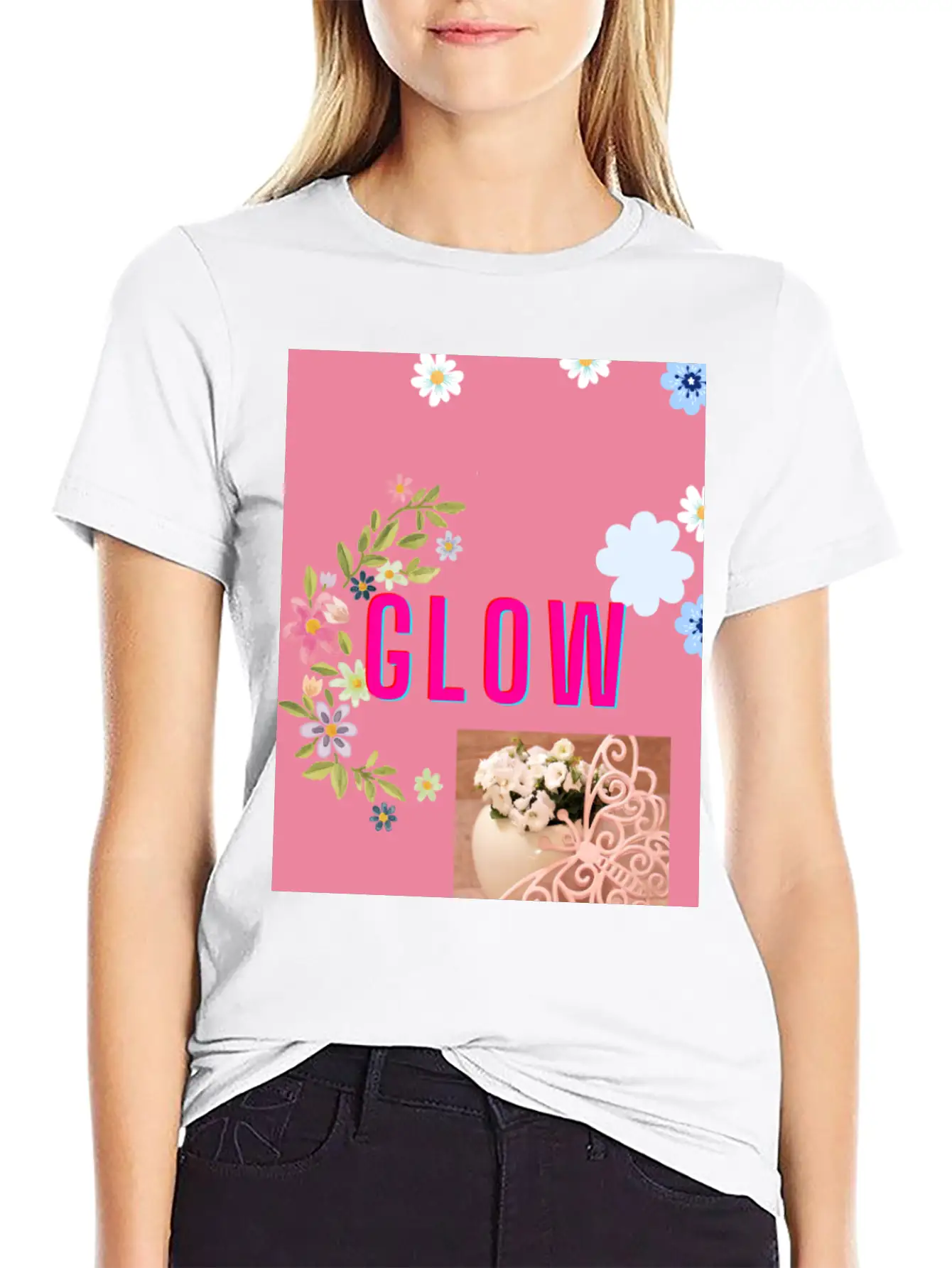 Glow Basic Graphic T-Shirt – Daily Comfort In Soft Cotton