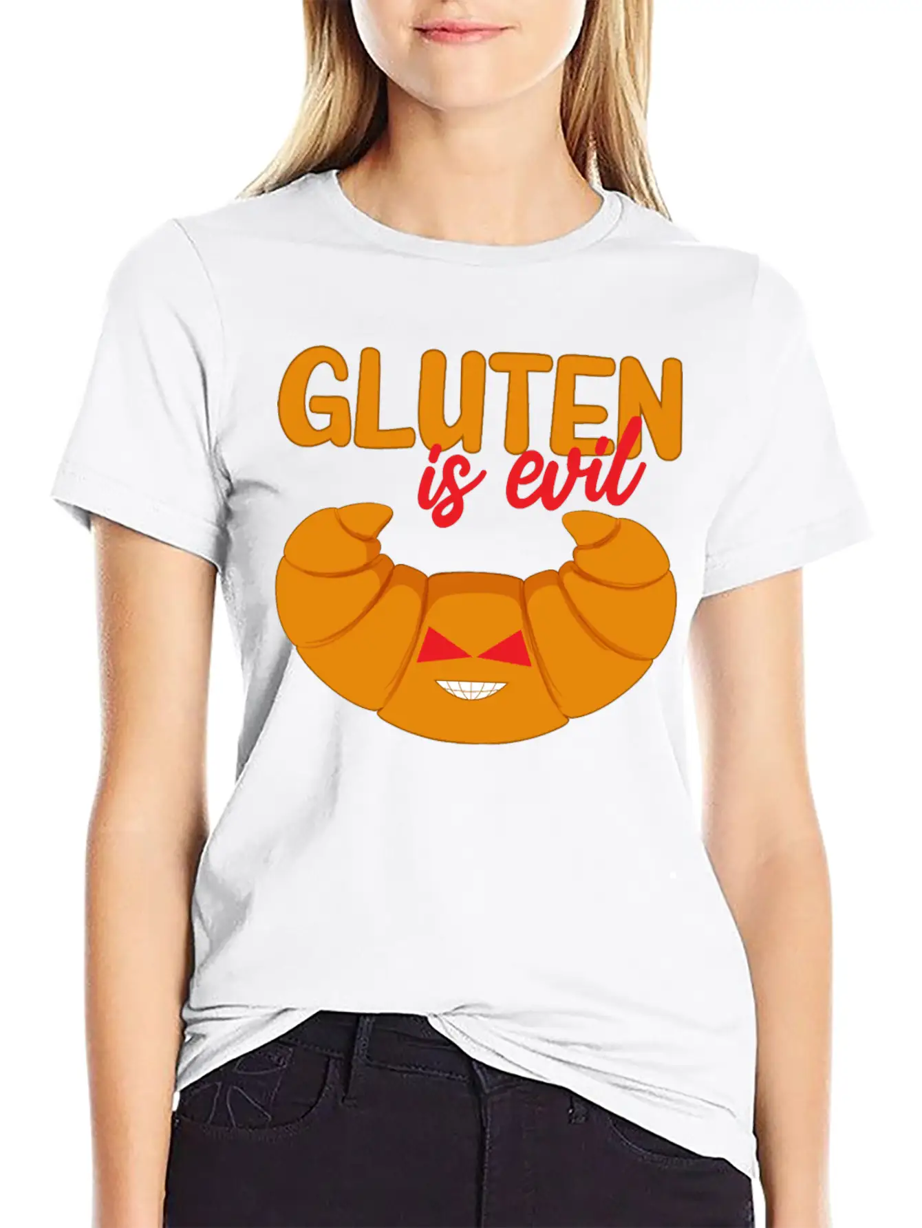 Gluten Allergy, Gluten Free Comfortable Minimalist Graphic Tee – Summer Style Essential