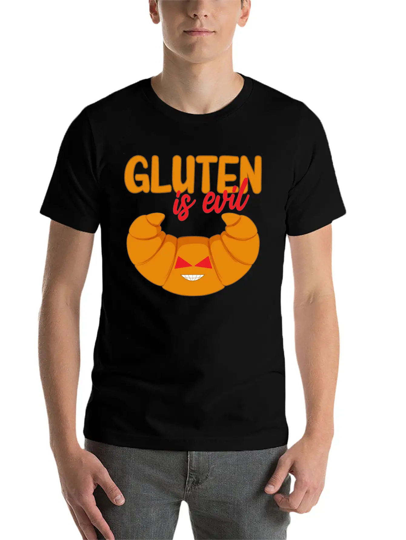 Gluten Allergy, Gluten Free Comfortable Minimalist Graphic Tee – Summer Style Essential