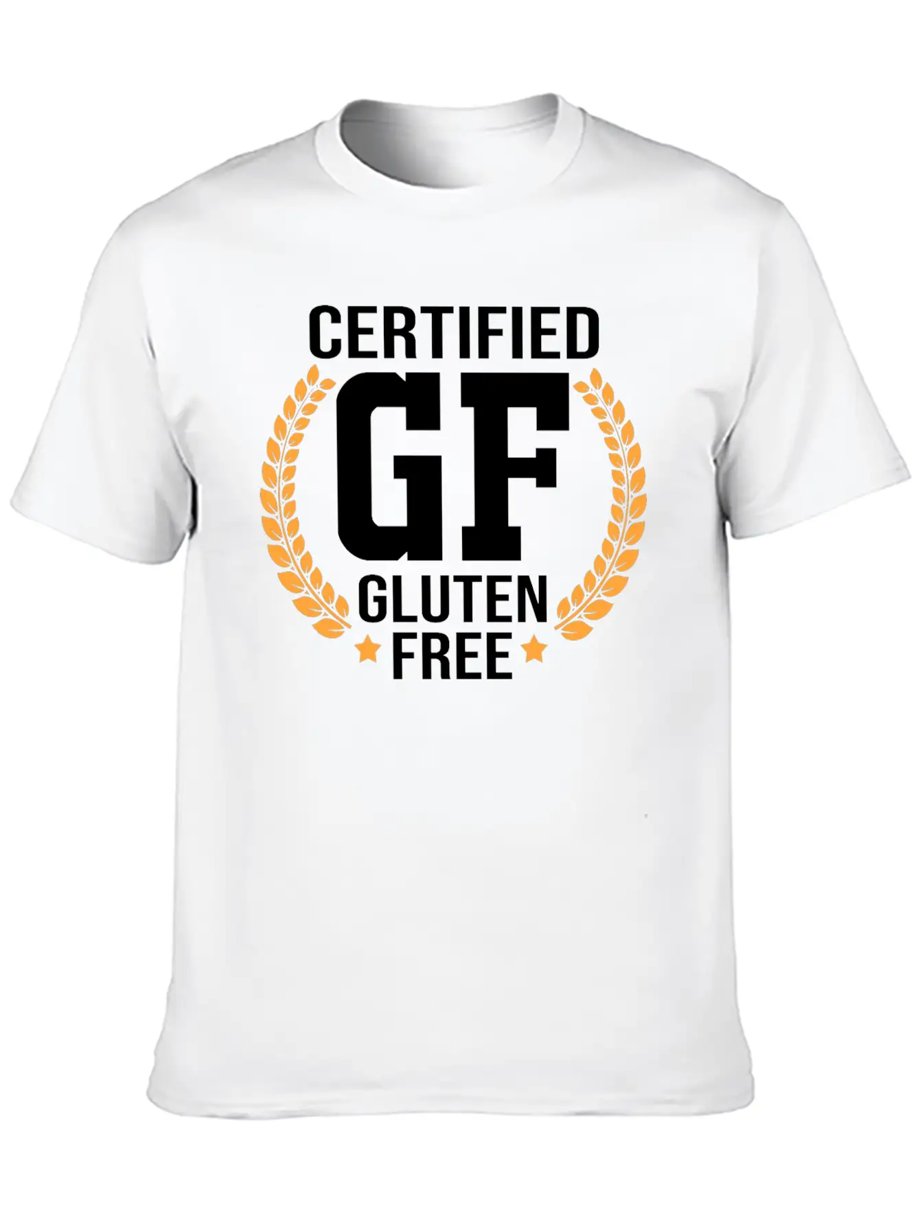 Gluten Free Lifestyle Certified GF Gluten Free Comfortable Minimalist Graphic Tee – Summer Style Essential