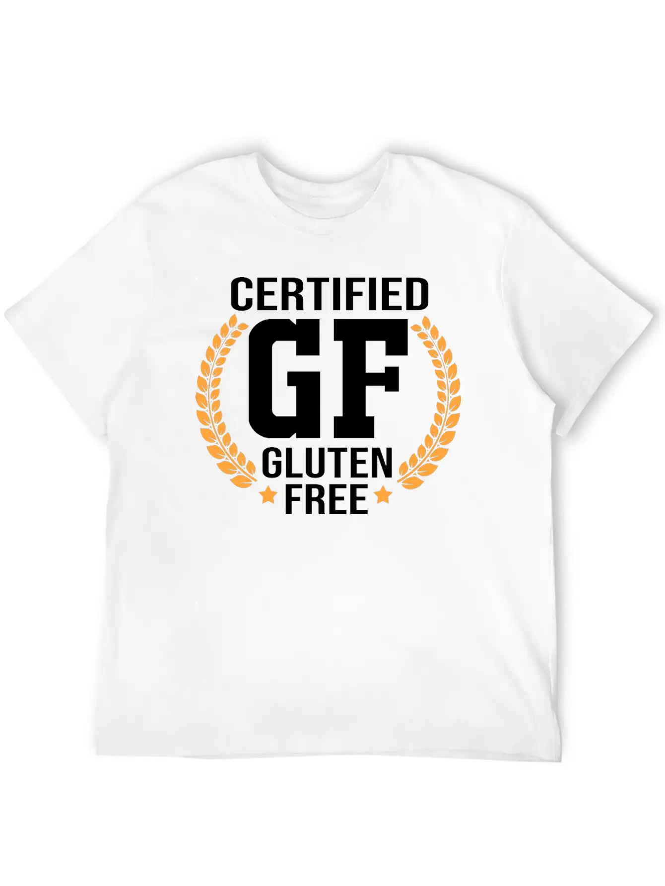 Gluten Free Lifestyle Certified GF Gluten Free Comfortable Minimalist Graphic Tee – Summer Style Essential