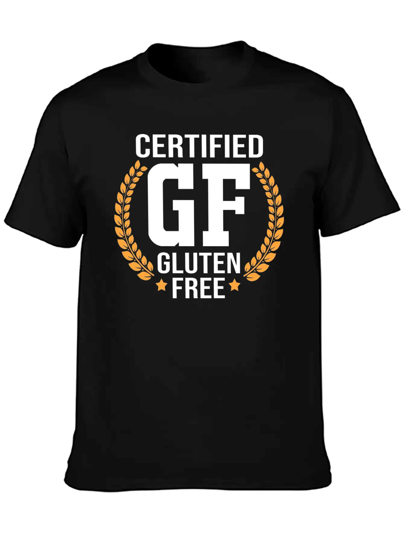 Gluten Free Lifestyle Certified GF Gluten Free Comfortable Minimalist Graphic Tee – Summer Style Essential