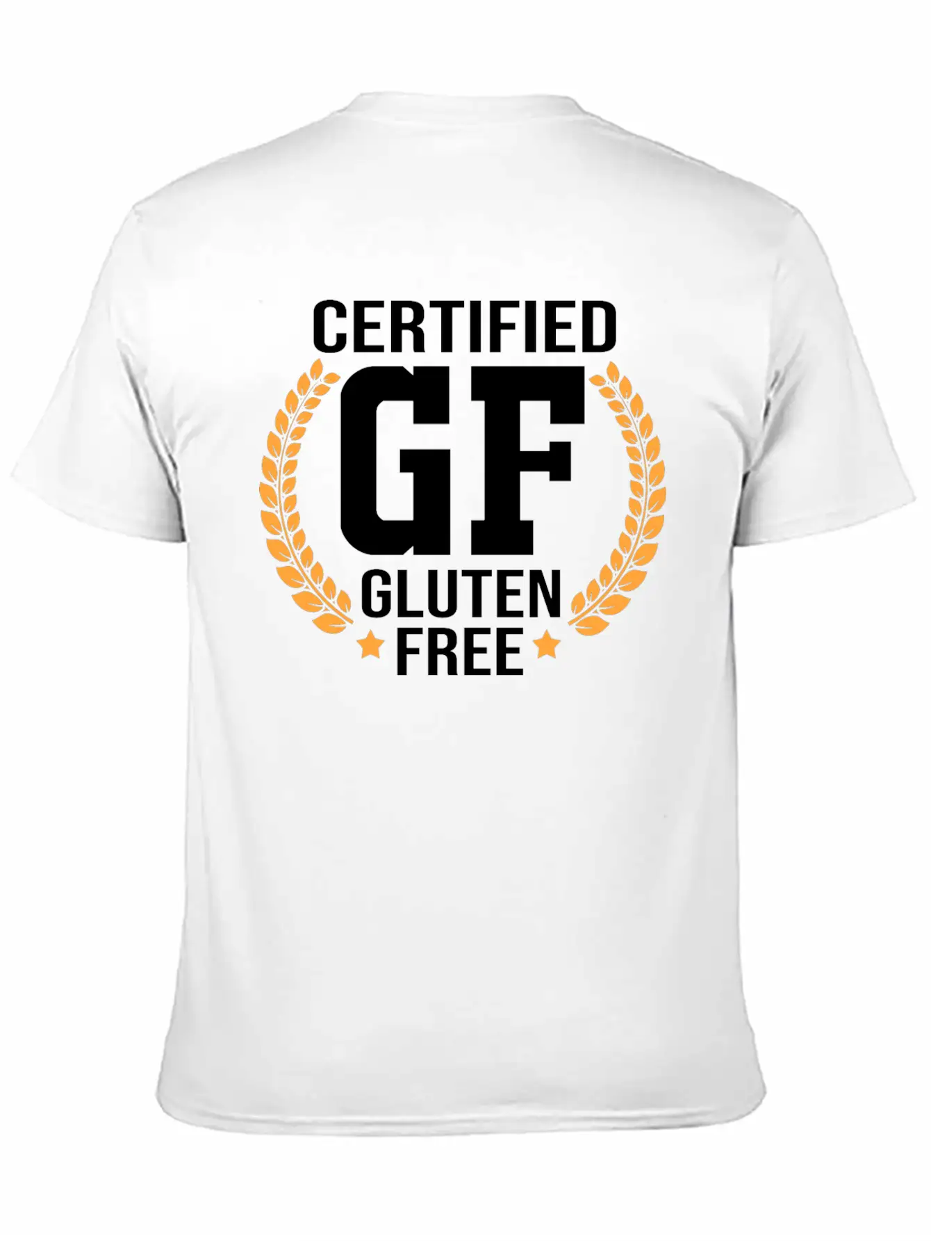 Gluten Free Lifestyle Certified GF Gluten Free Comfortable Minimalist Graphic Tee – Summer Style Essential